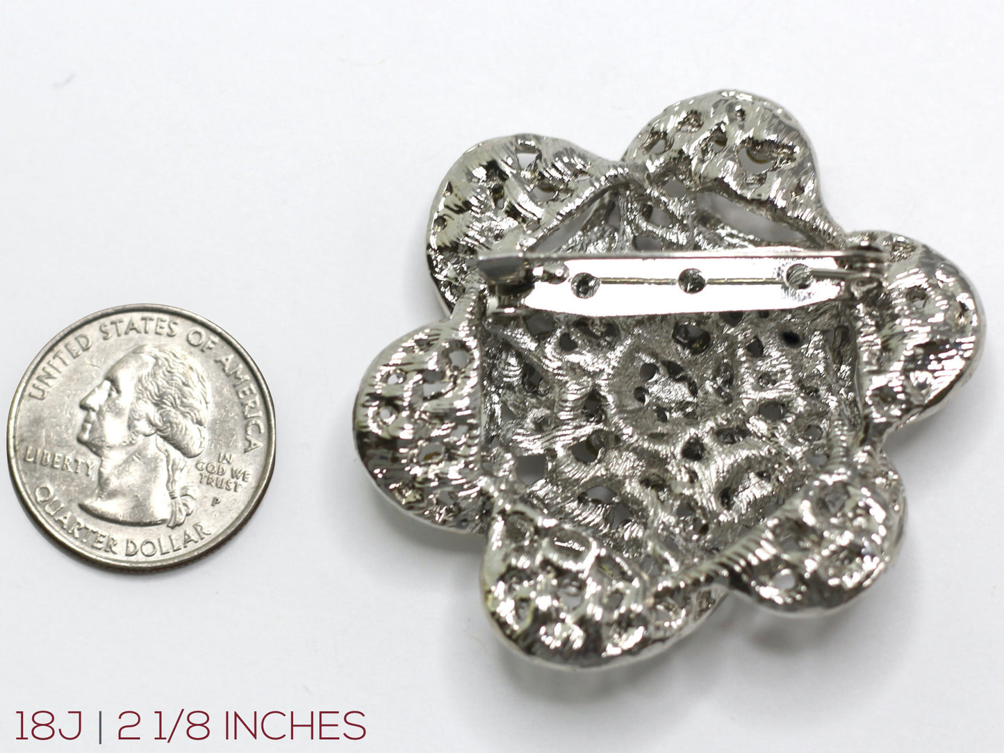 American Flag Brooch