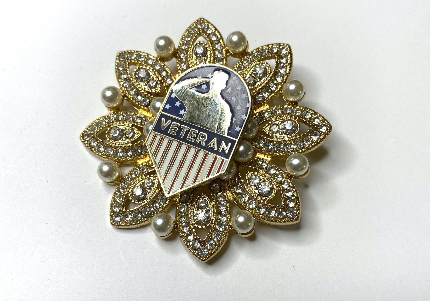 Military Veteran Limited Edition Brooch BR351