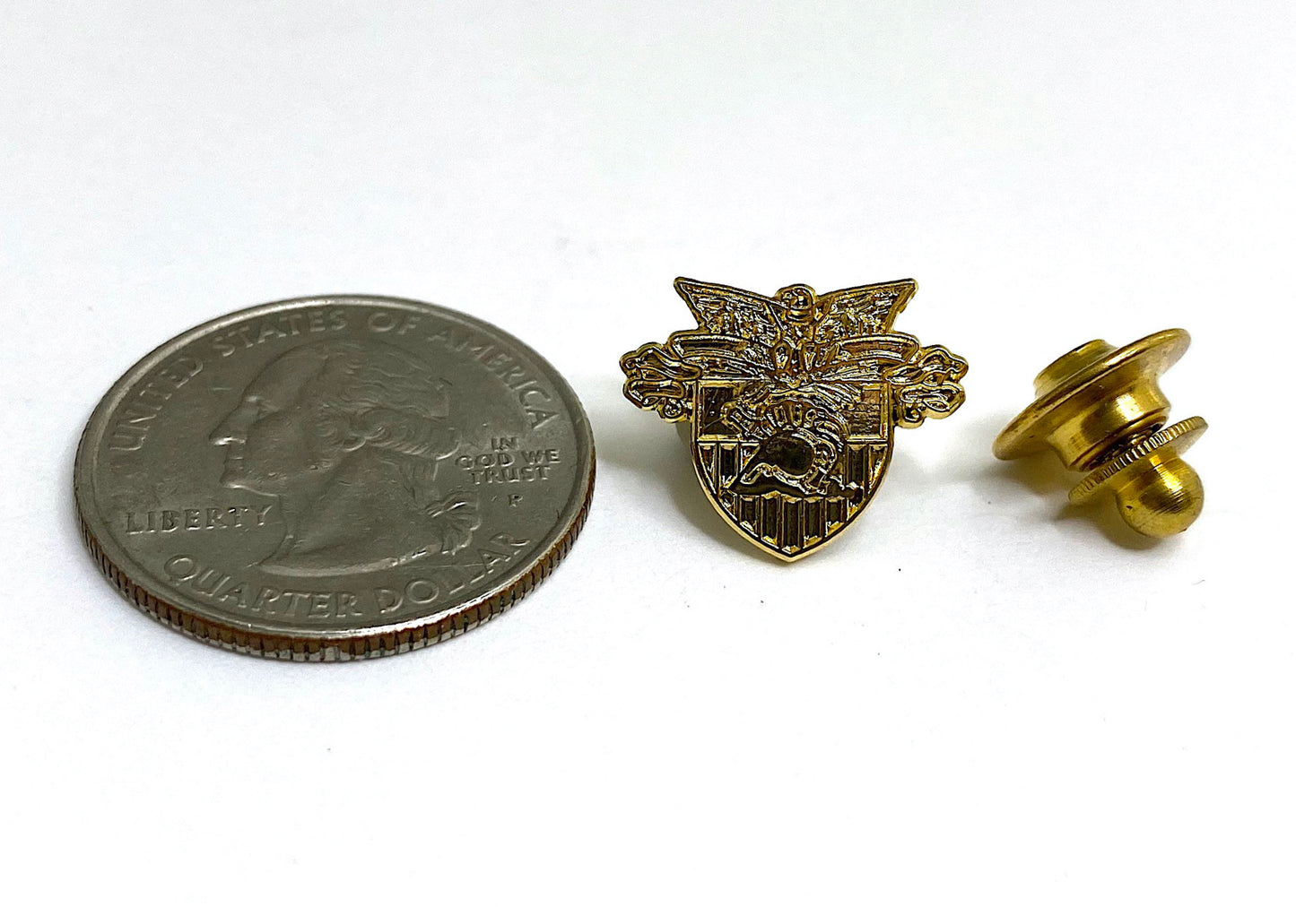 USMA Gold Crest Small Lapel Pin