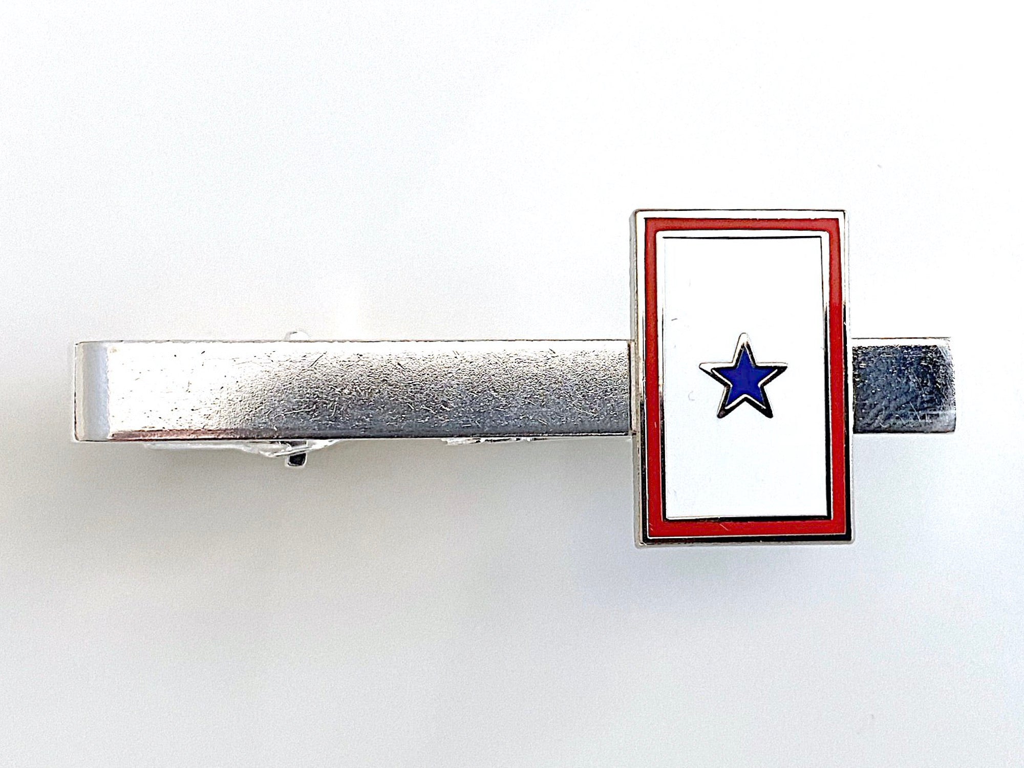 Blue Star Tie Clip