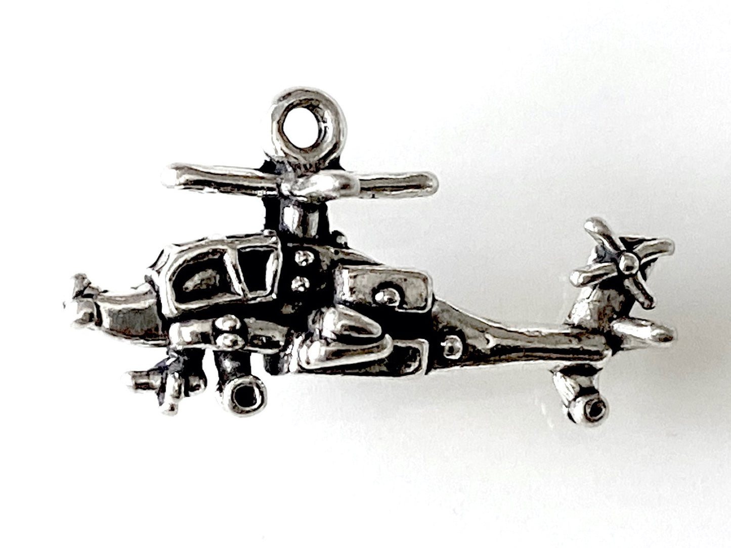 Jewelry Bar | Helicopter Sterling Silver Charm