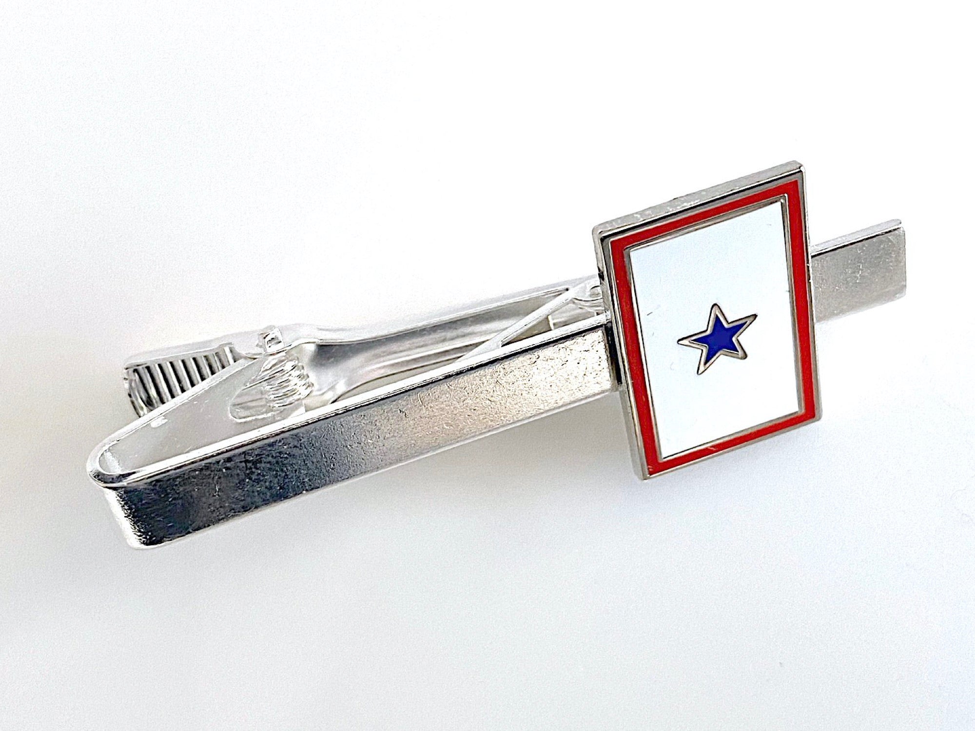Blue Star Tie Clip