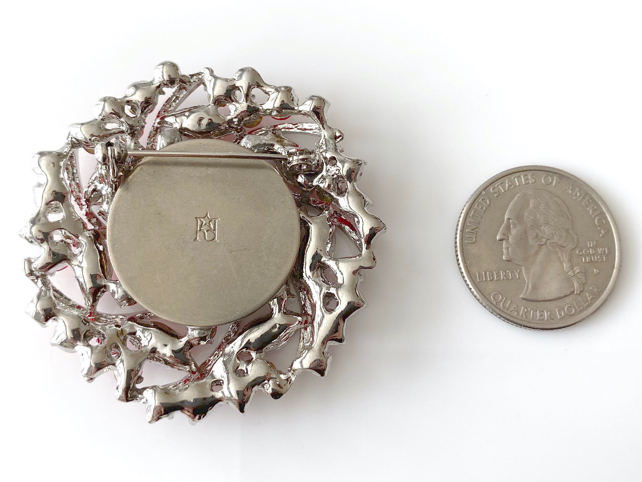 Limited Edition Holiday Marines Uniform Button Brooch