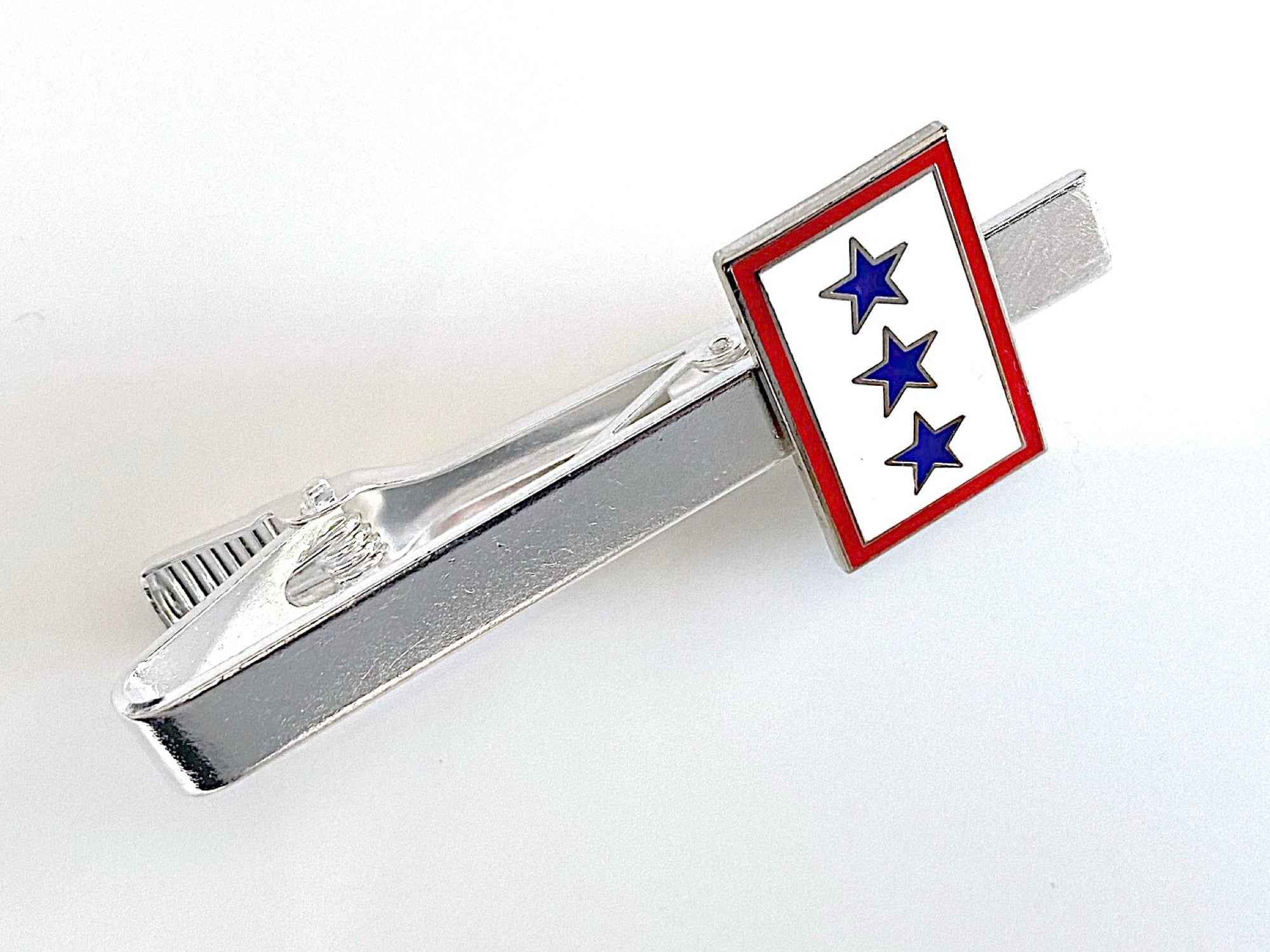 Blue Star Tie Clip