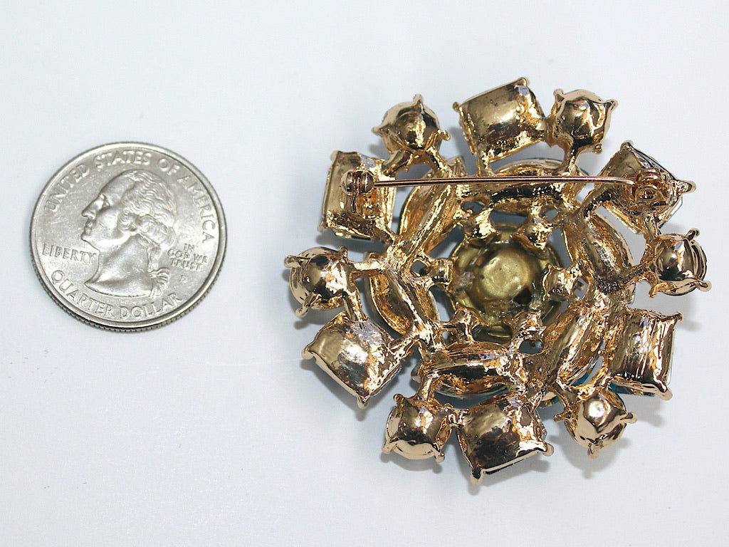 Navy Uniform Button One of a Kind Brooch BR1020