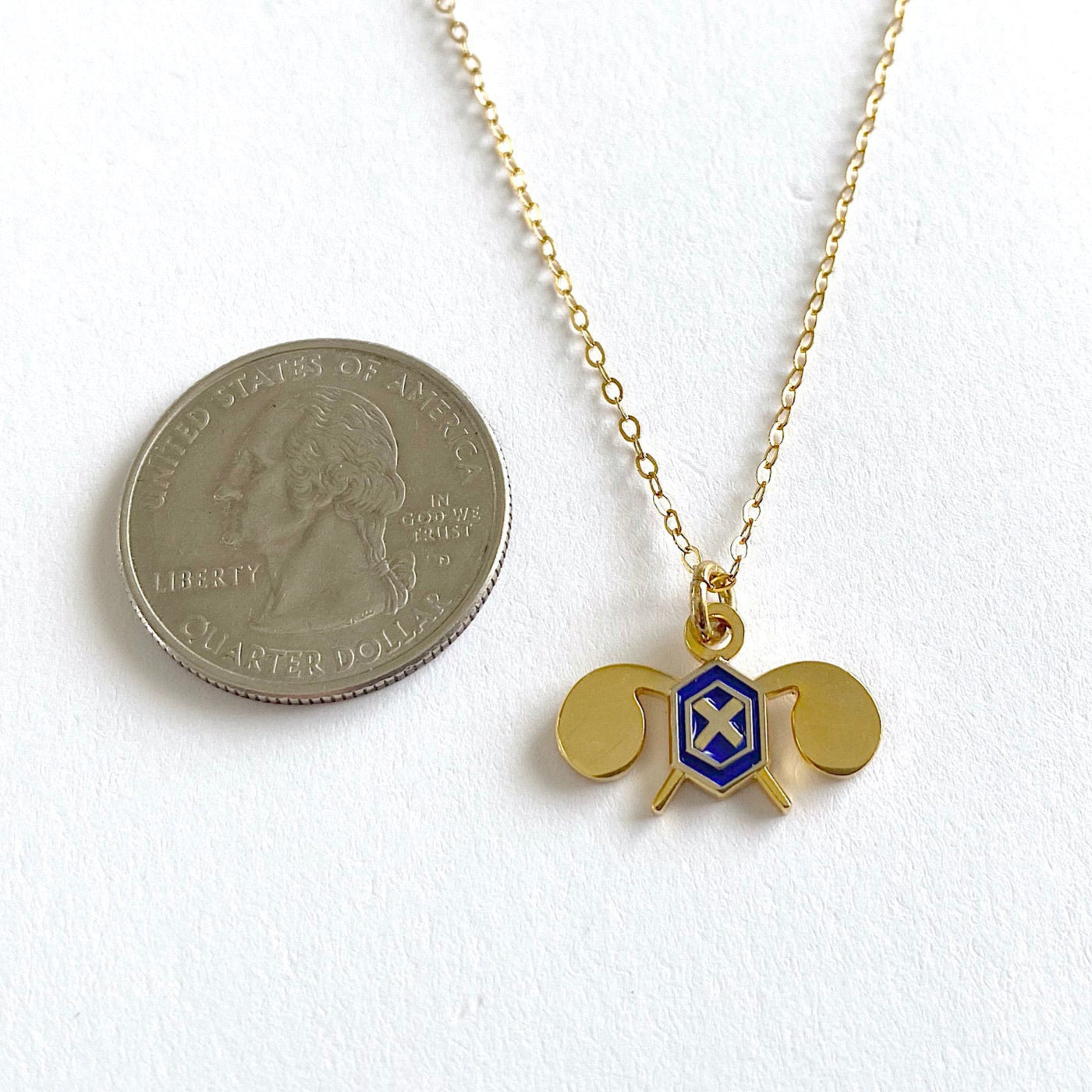 Chemical Corps Charm Necklace