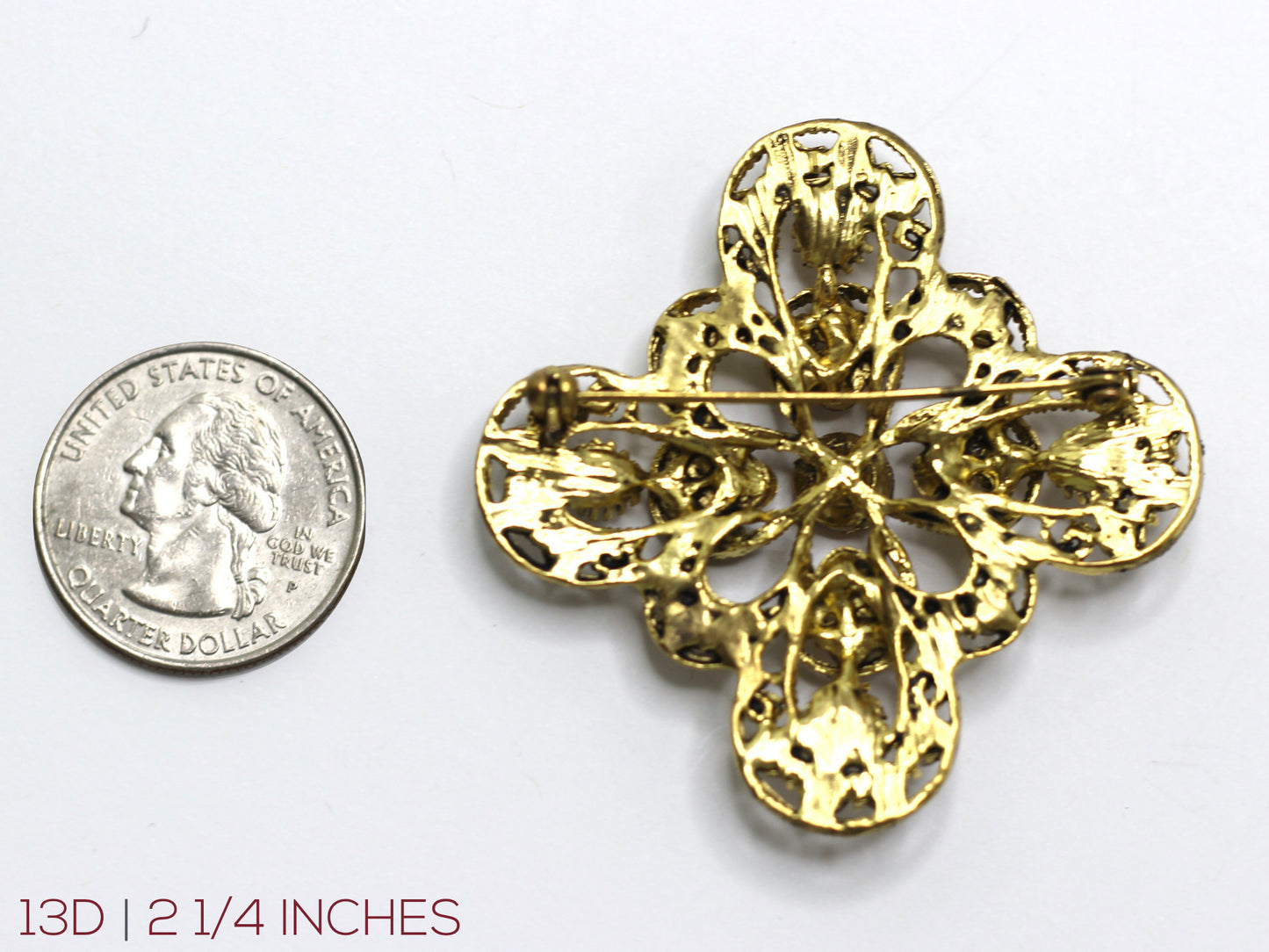 American Flag Brooch