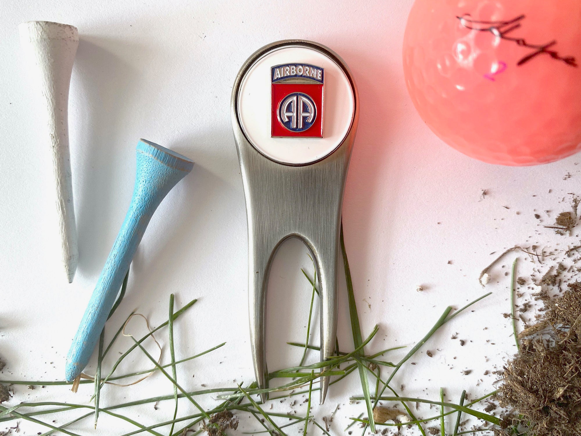 82nd Airborne Division Golf Divot Tool and Ball Marker