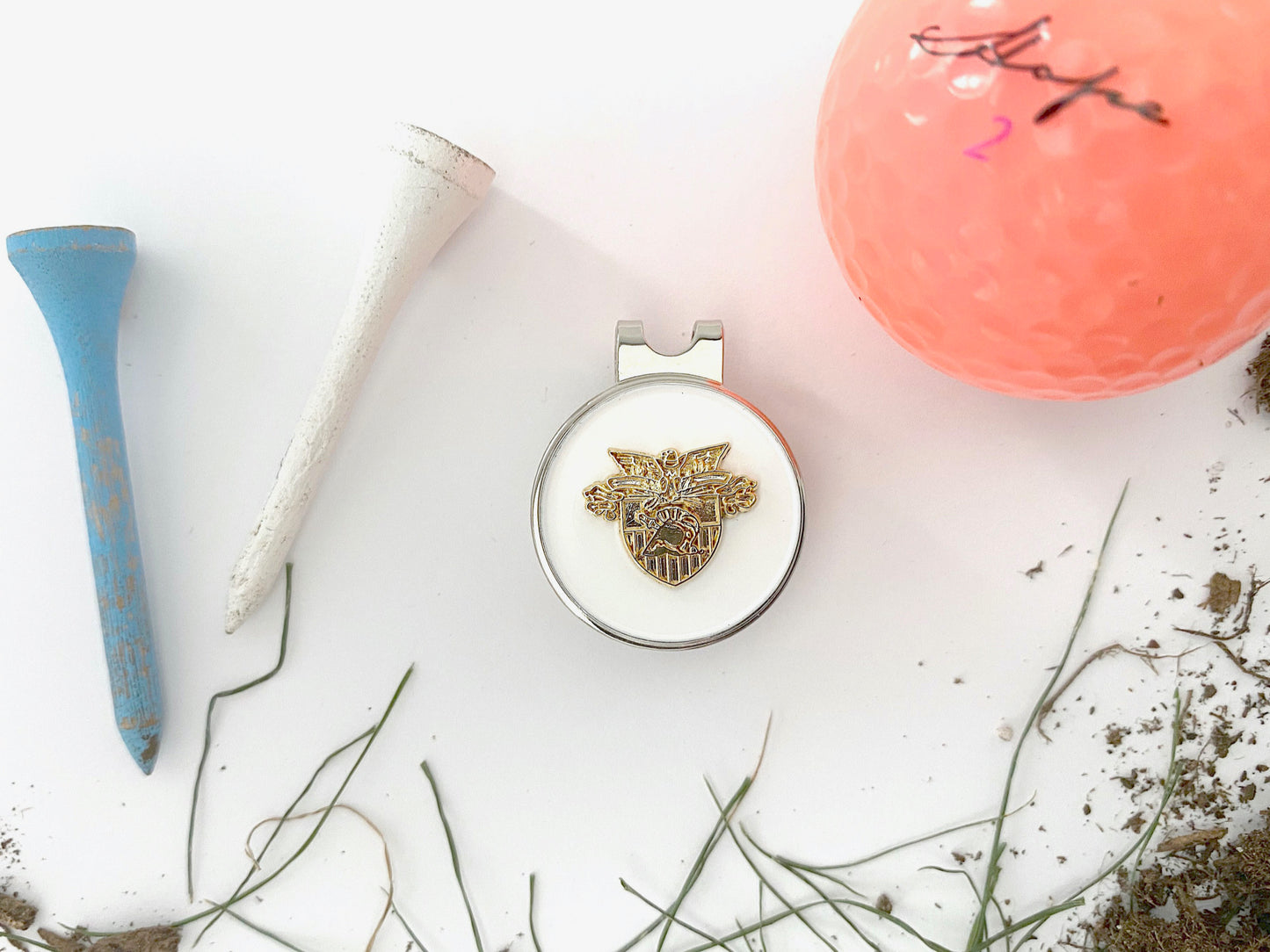 USMA Small Gold Crest Golf Divot Tool and Ball Marker