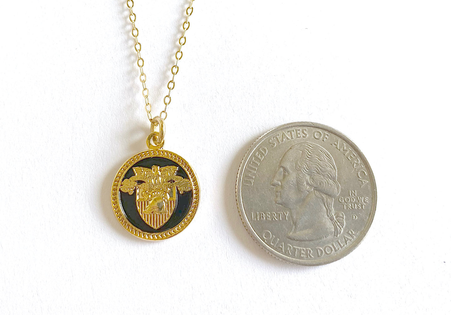 United States Military Academy (USMA) Charm Necklace