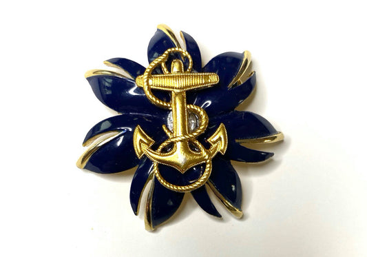 US Naval Academy Vintage Brooch BR374