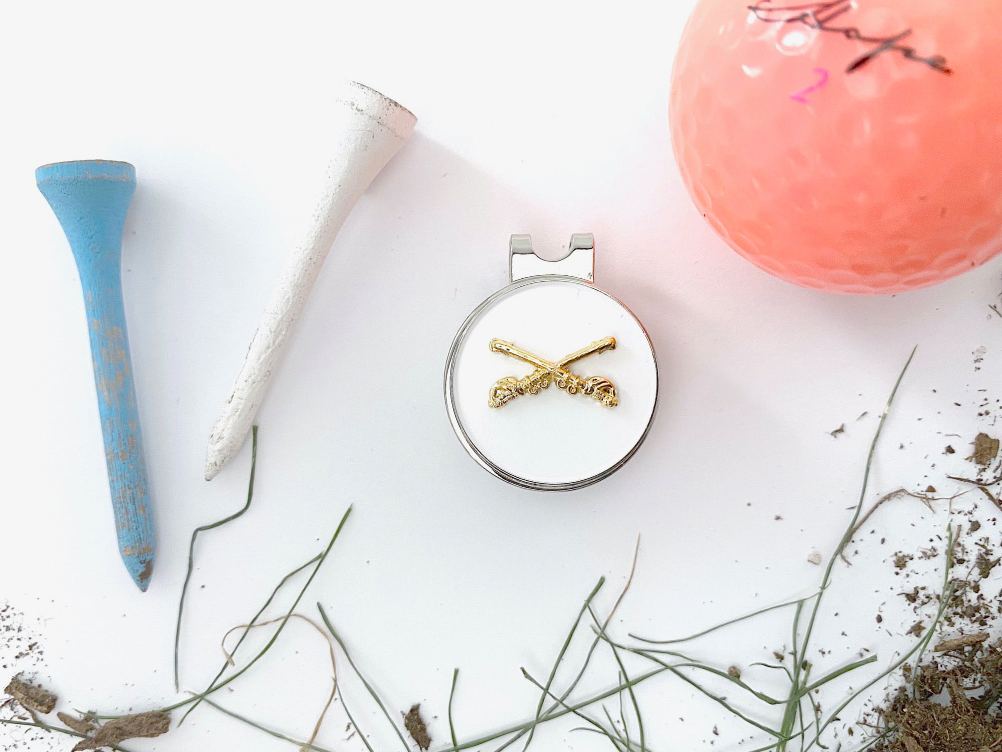 Cavalry Golf Hat Clip and Ball Marker