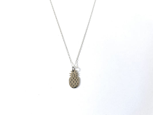 Pineapple Silver Necklace