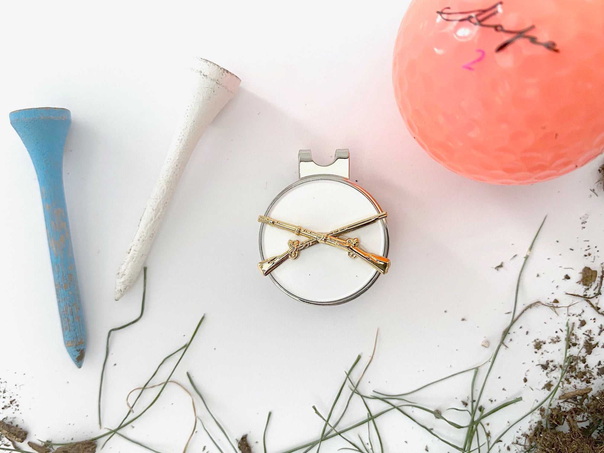 Infantry Golf Hat Clip and Ball Marker