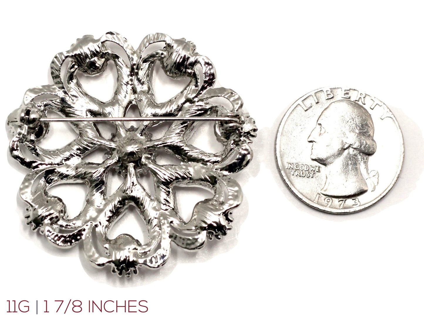 American Flag Brooch