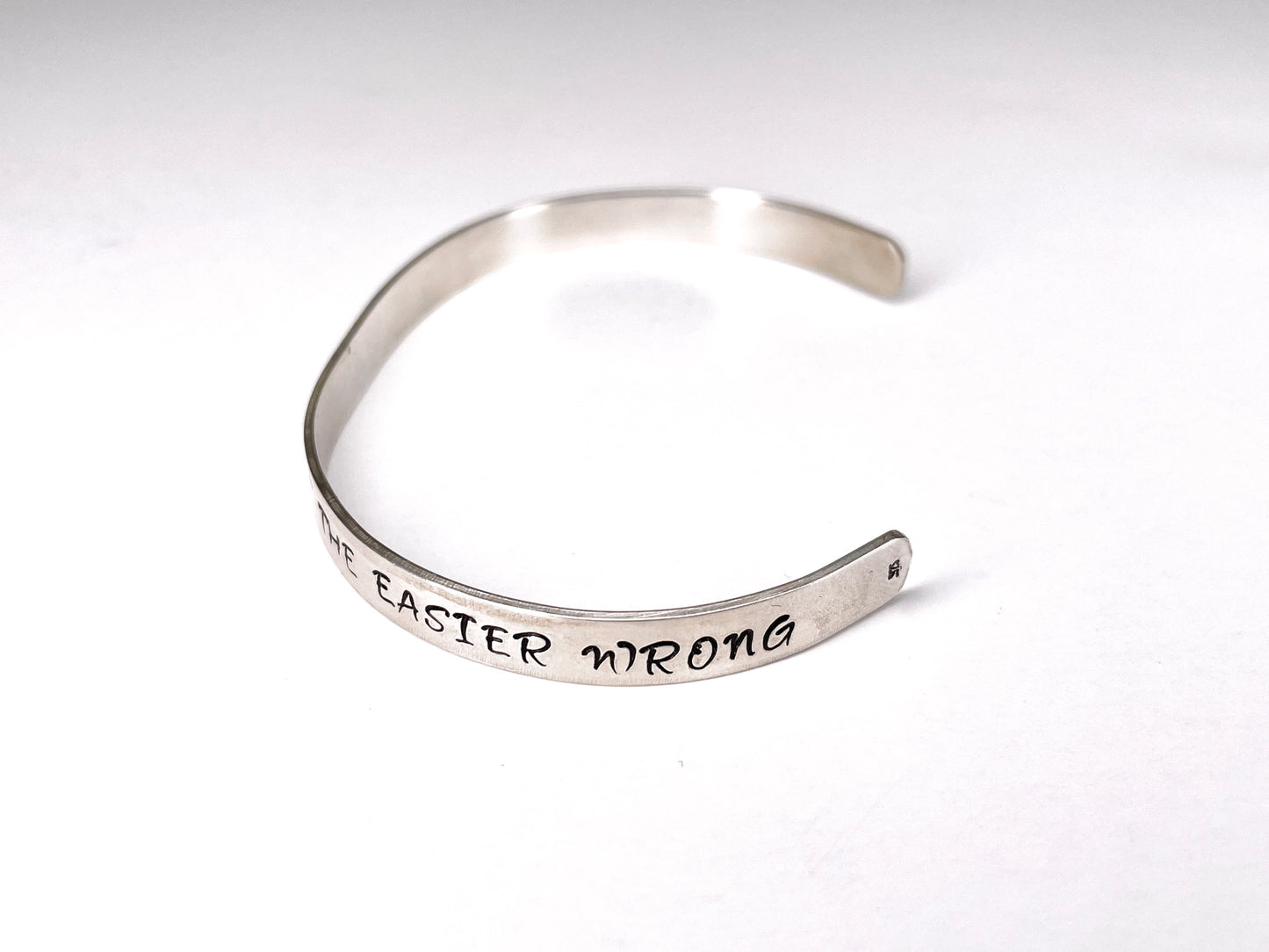 USMA Cadet Prayer Hand Stamped Cuff Bracelet - Retiring Design