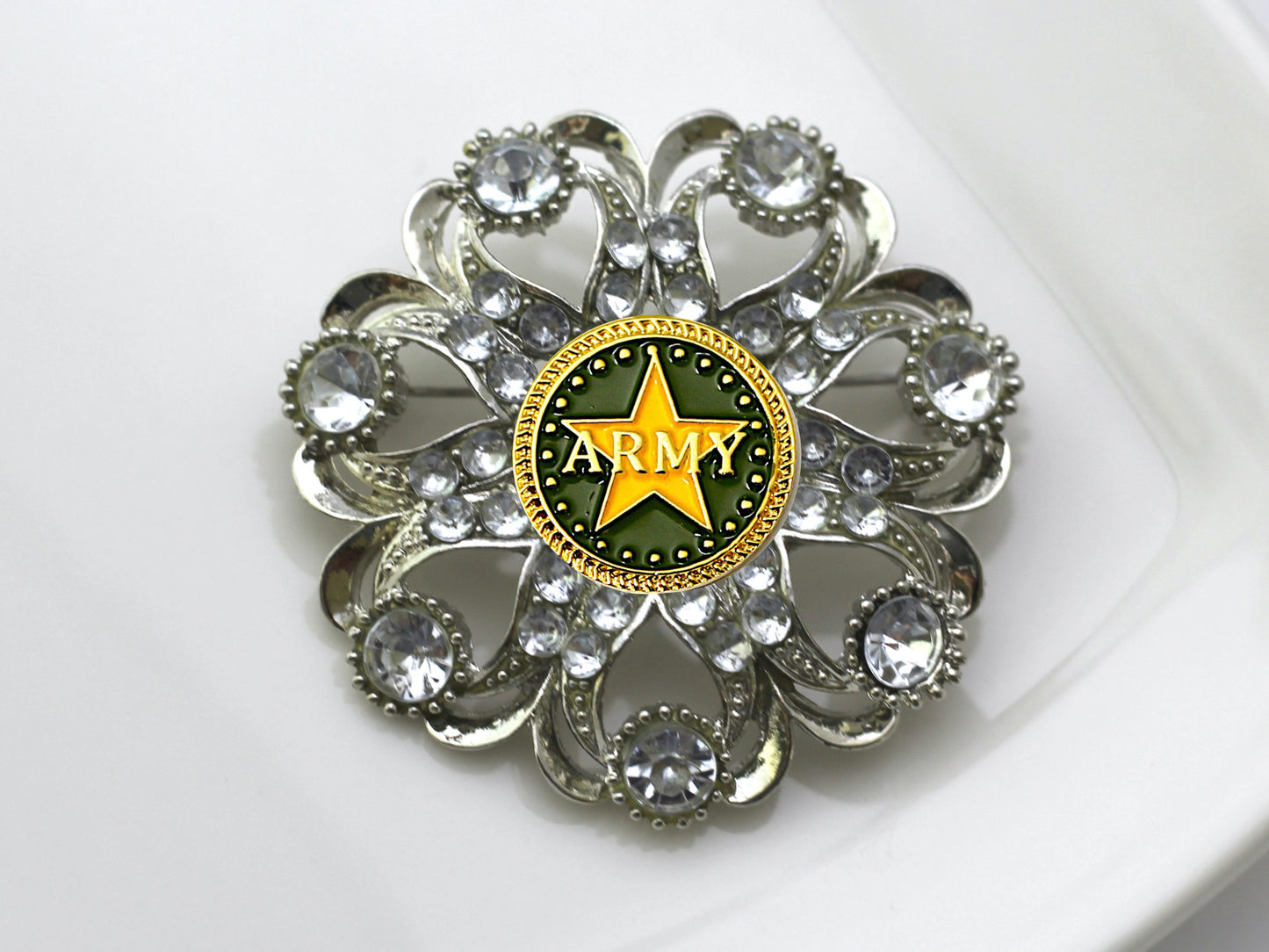 Army Brooch 11K