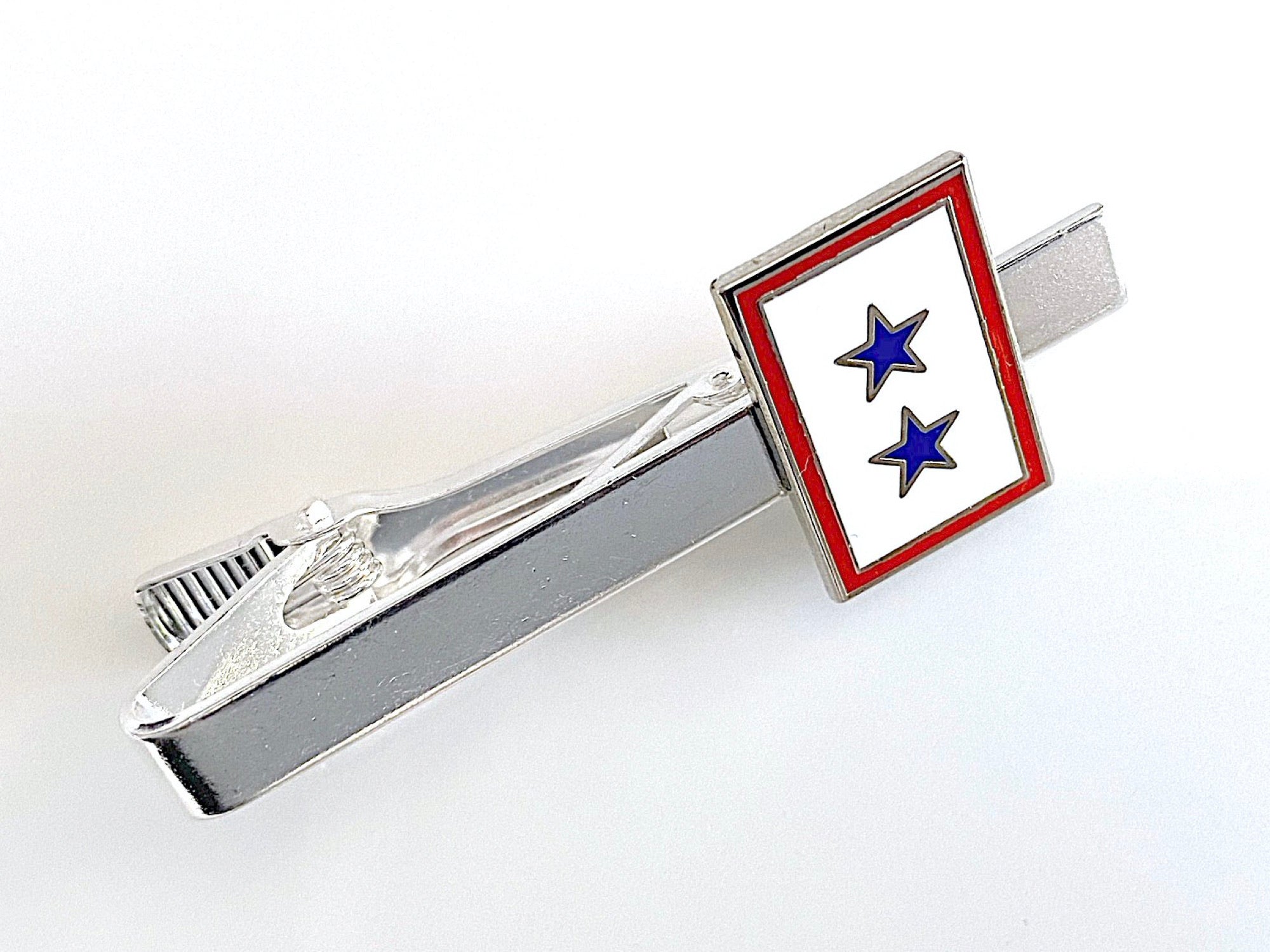 Blue Star Tie Clip
