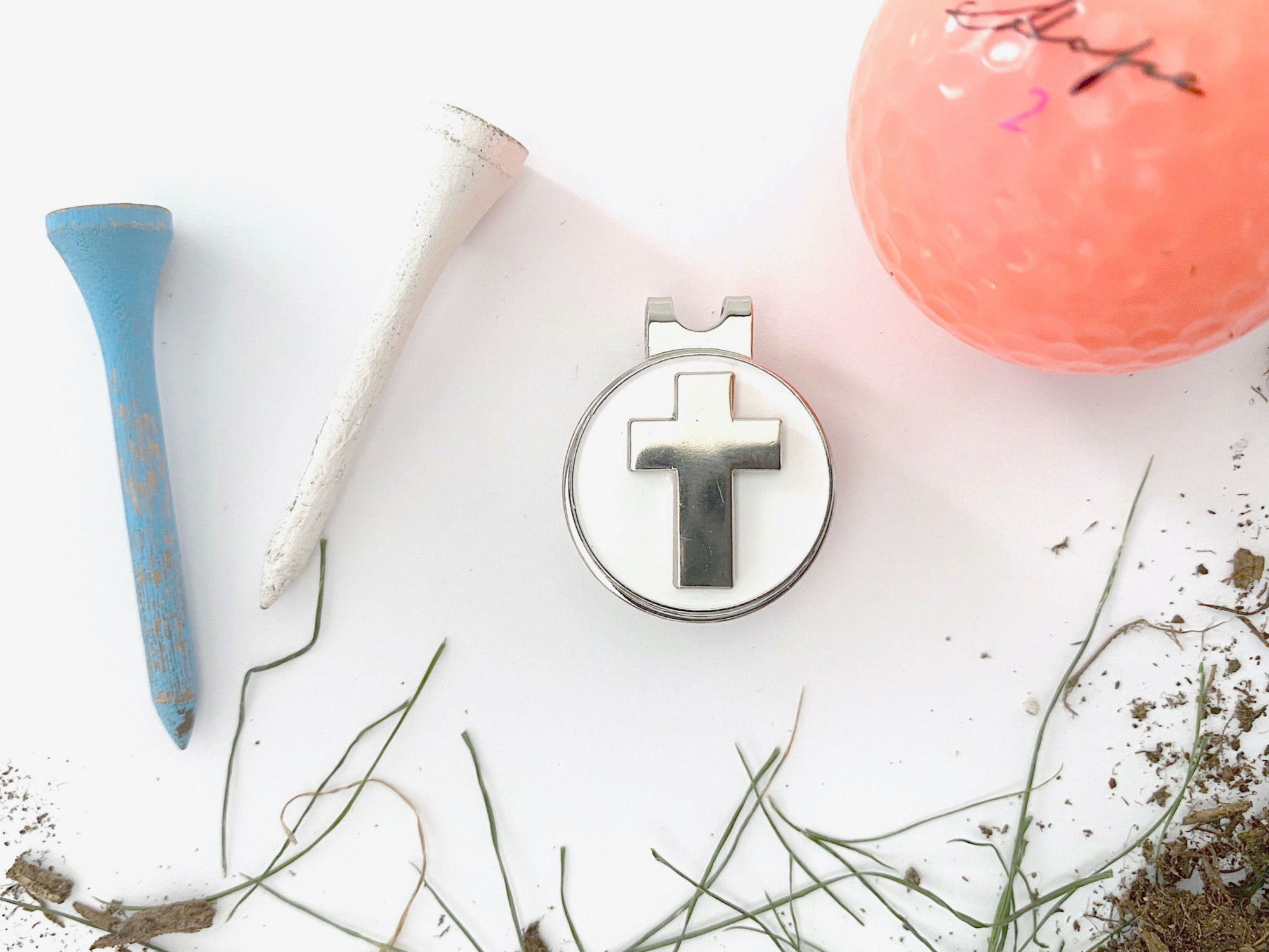 Chaplain Corps Cross Golf Hat Clip and Ball Marker