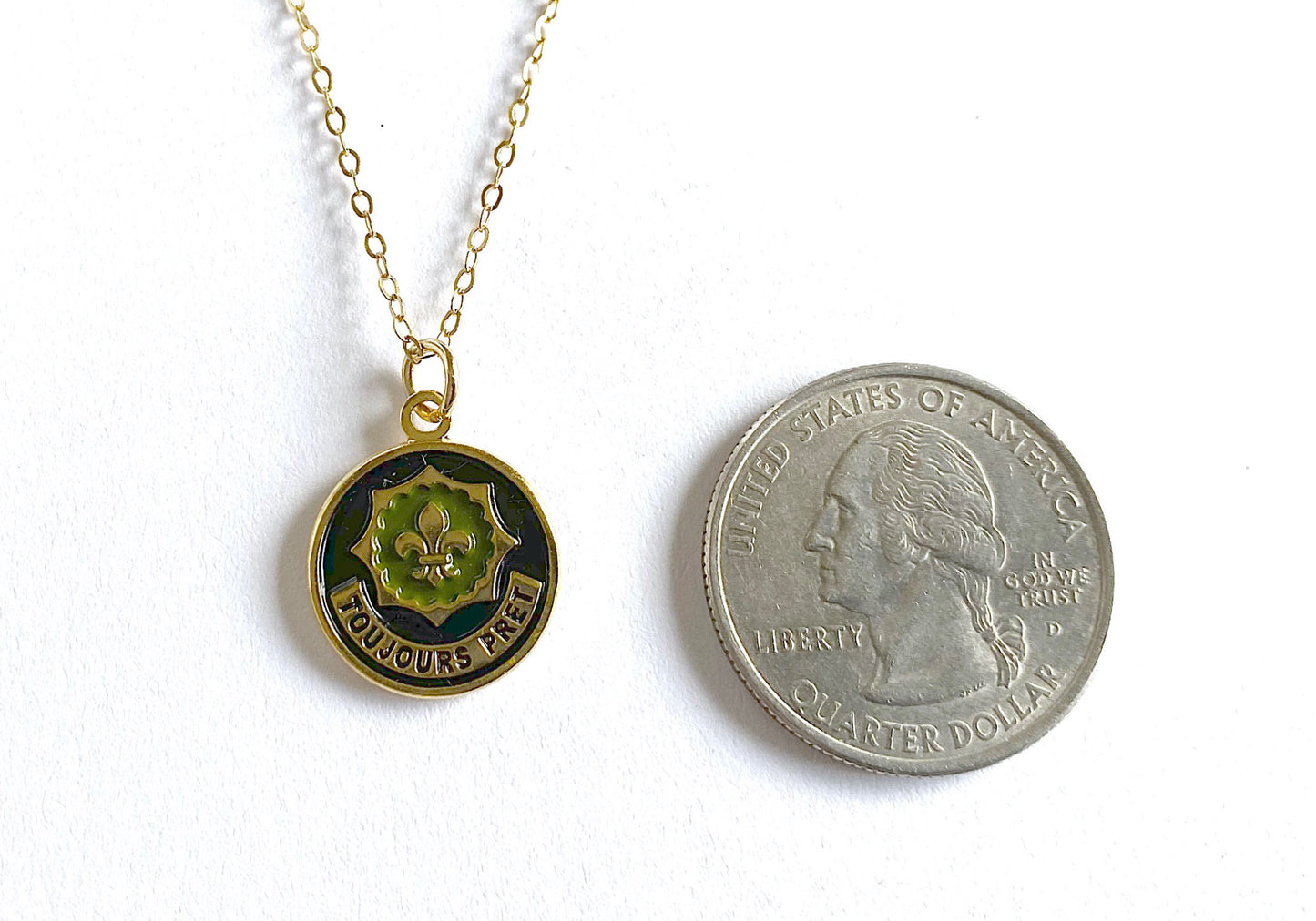 2nd Cavalry Regiment Charm Necklace