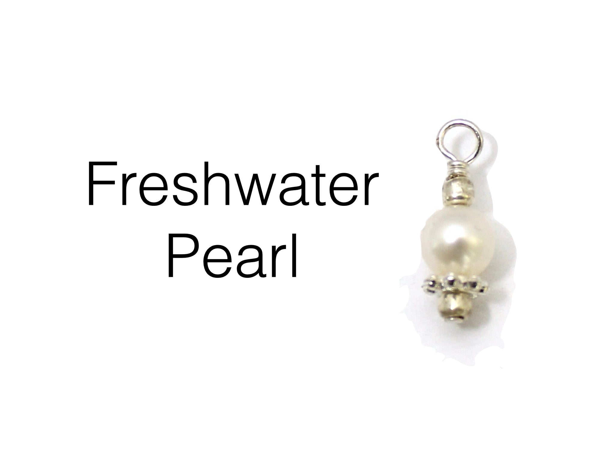 Freshwater Pearl Charm | June Birthstone
