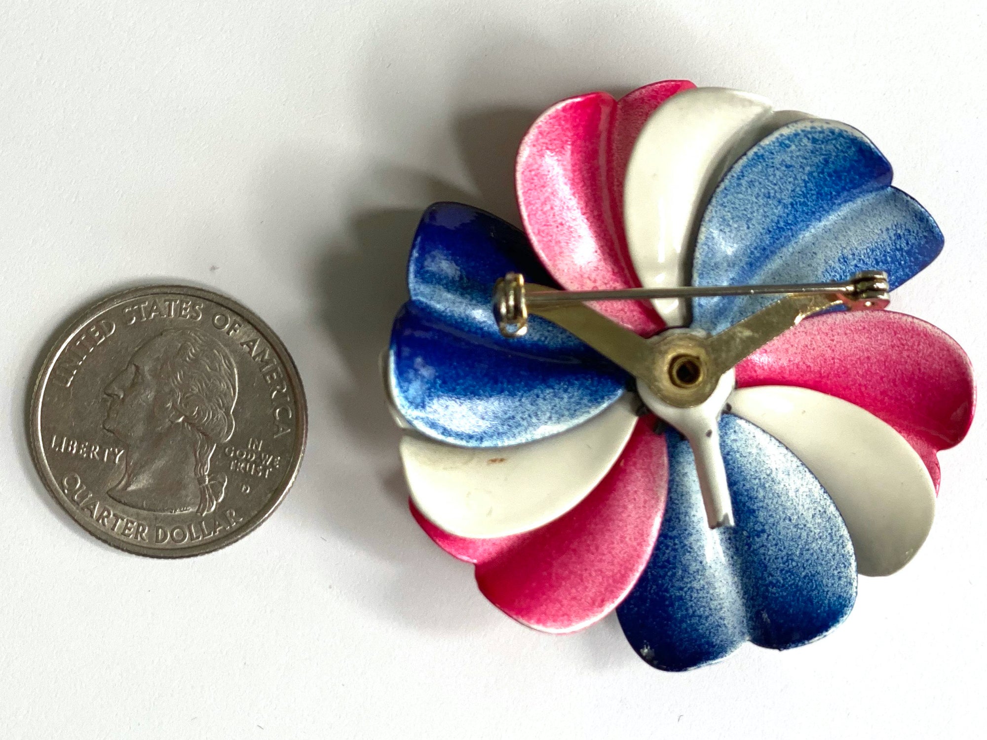 WWII-era Blue Star Sweetheart Pin on Vintage Brooch
