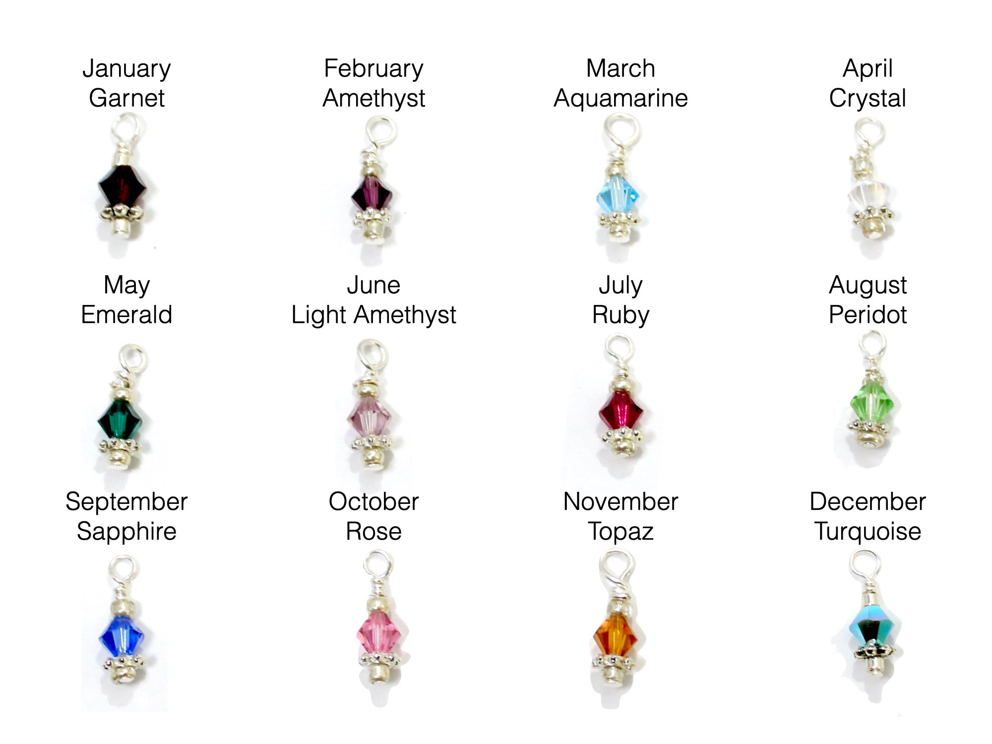 Garnet Swarovski Crystal | January Birthstone