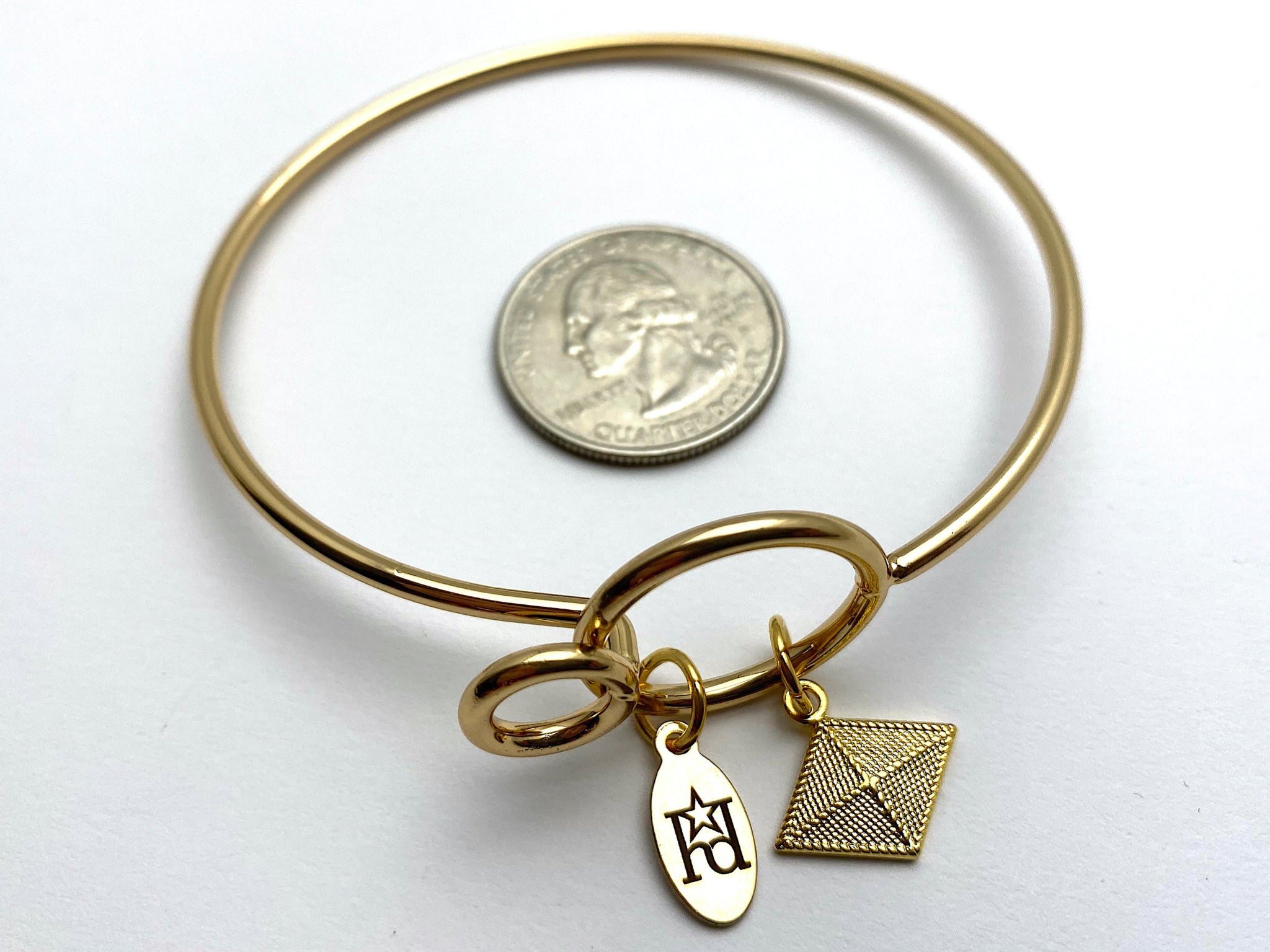 Finance Memory Wire Bracelet