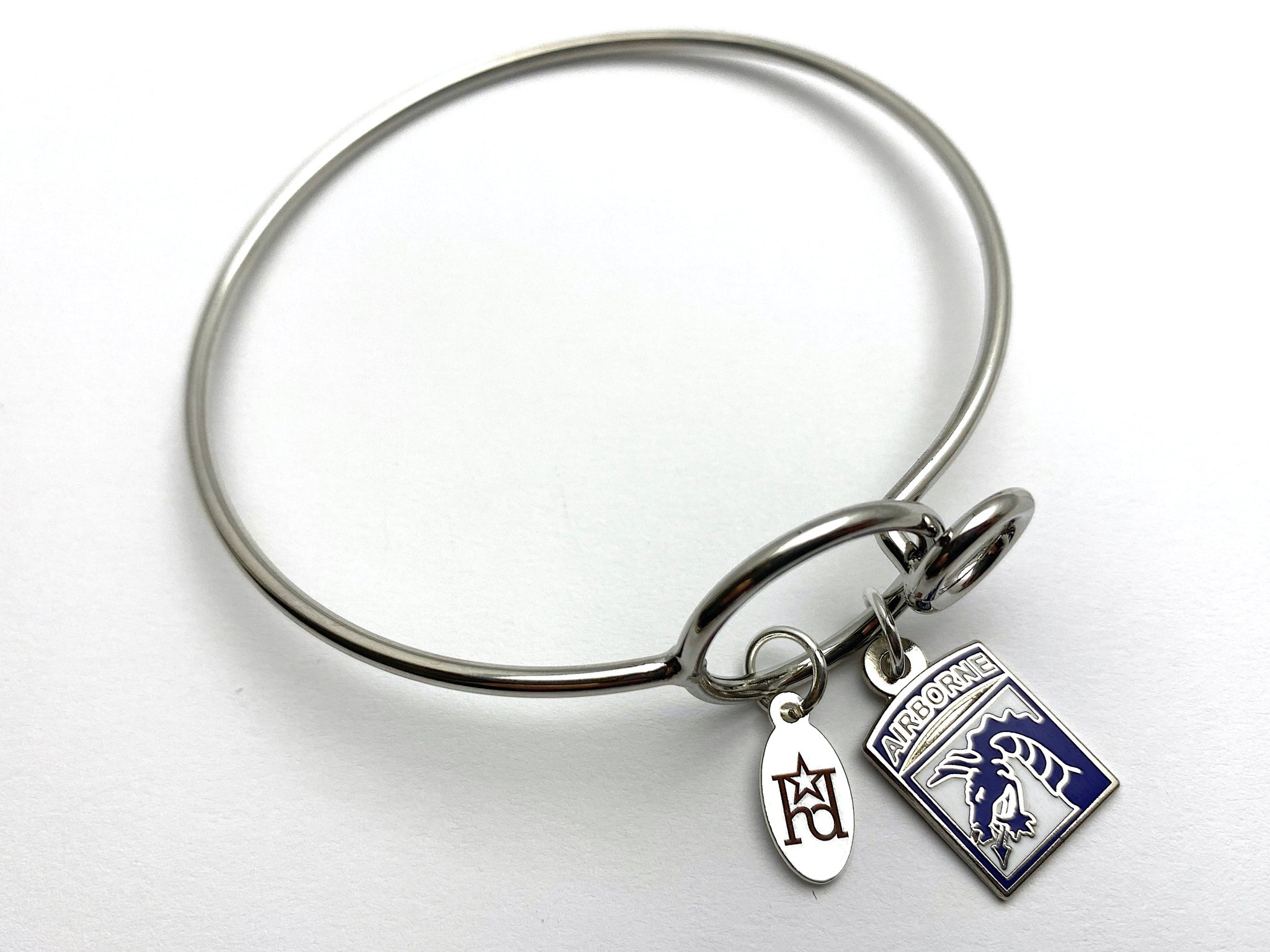 XVIII Airborne Corps Memory Wire Bracelet