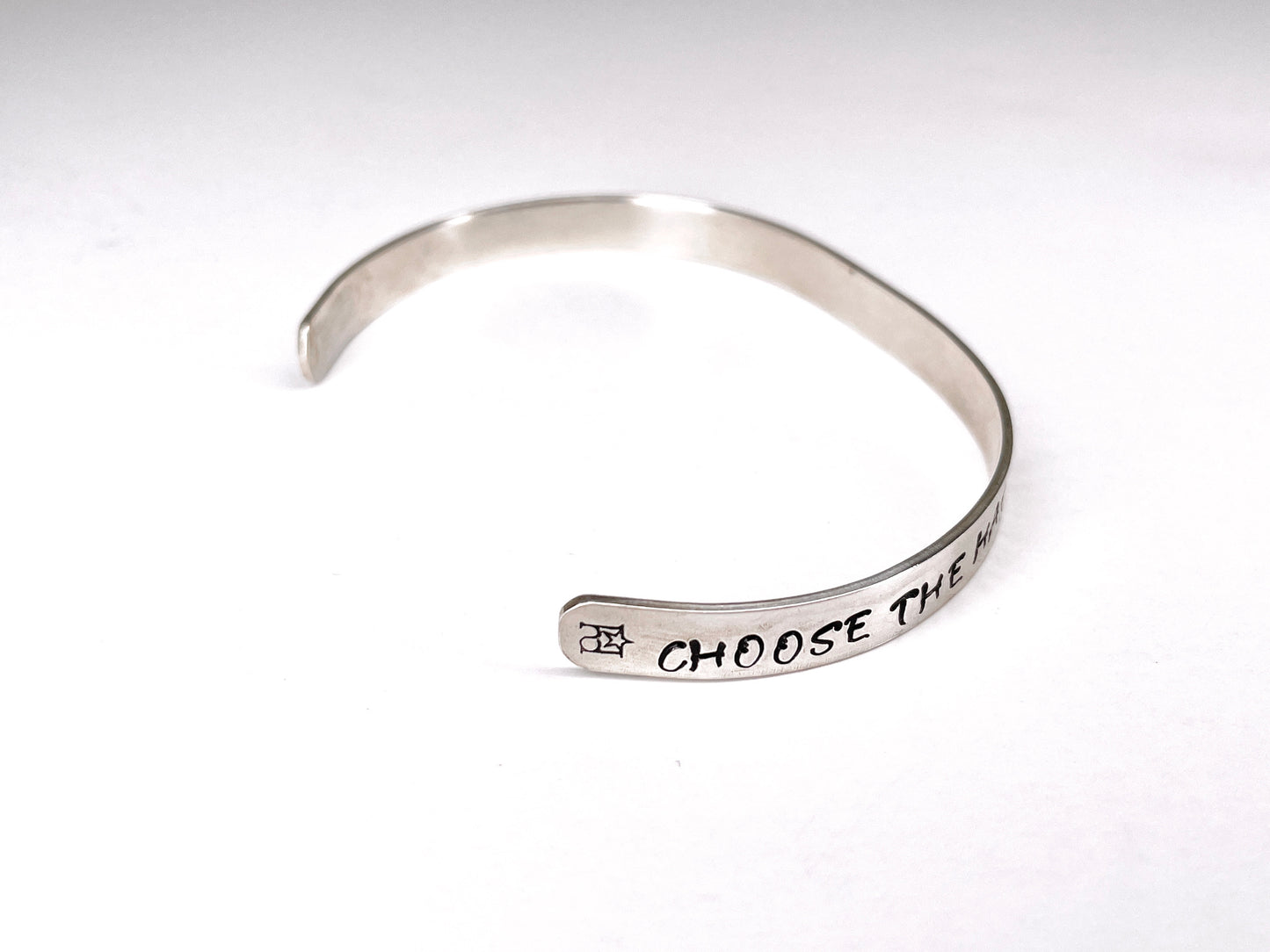 USMA Cadet Prayer Hand Stamped Cuff Bracelet - Retiring Design