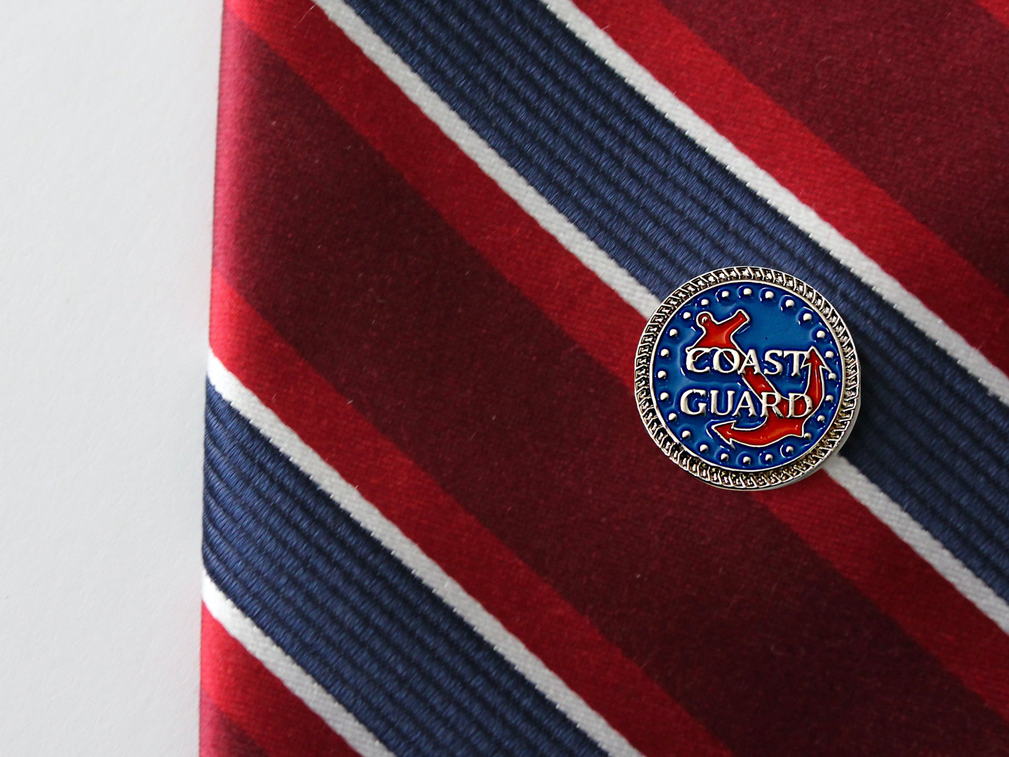 Coast Guard Silver Tie Tack