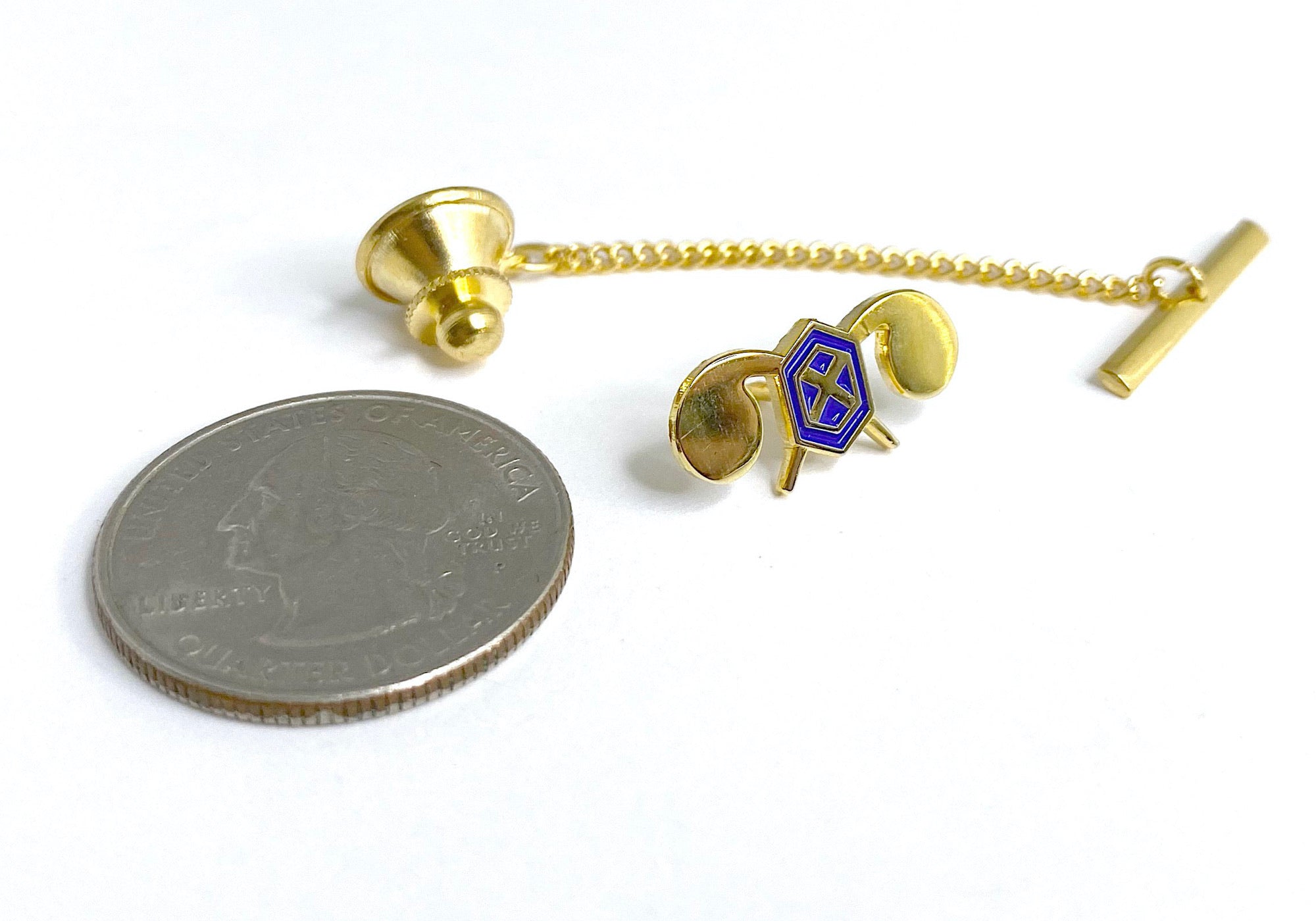 Chemical Corps Tie Tack