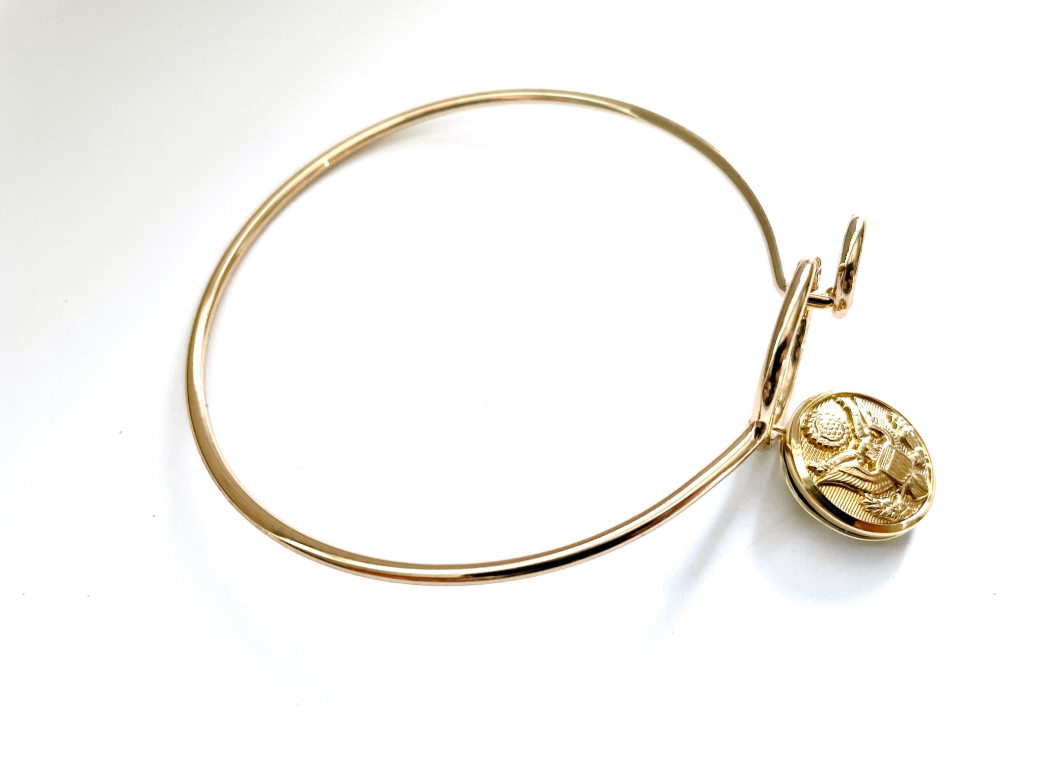 Legacy Collection | Uniform Button Custom Pendant Setting