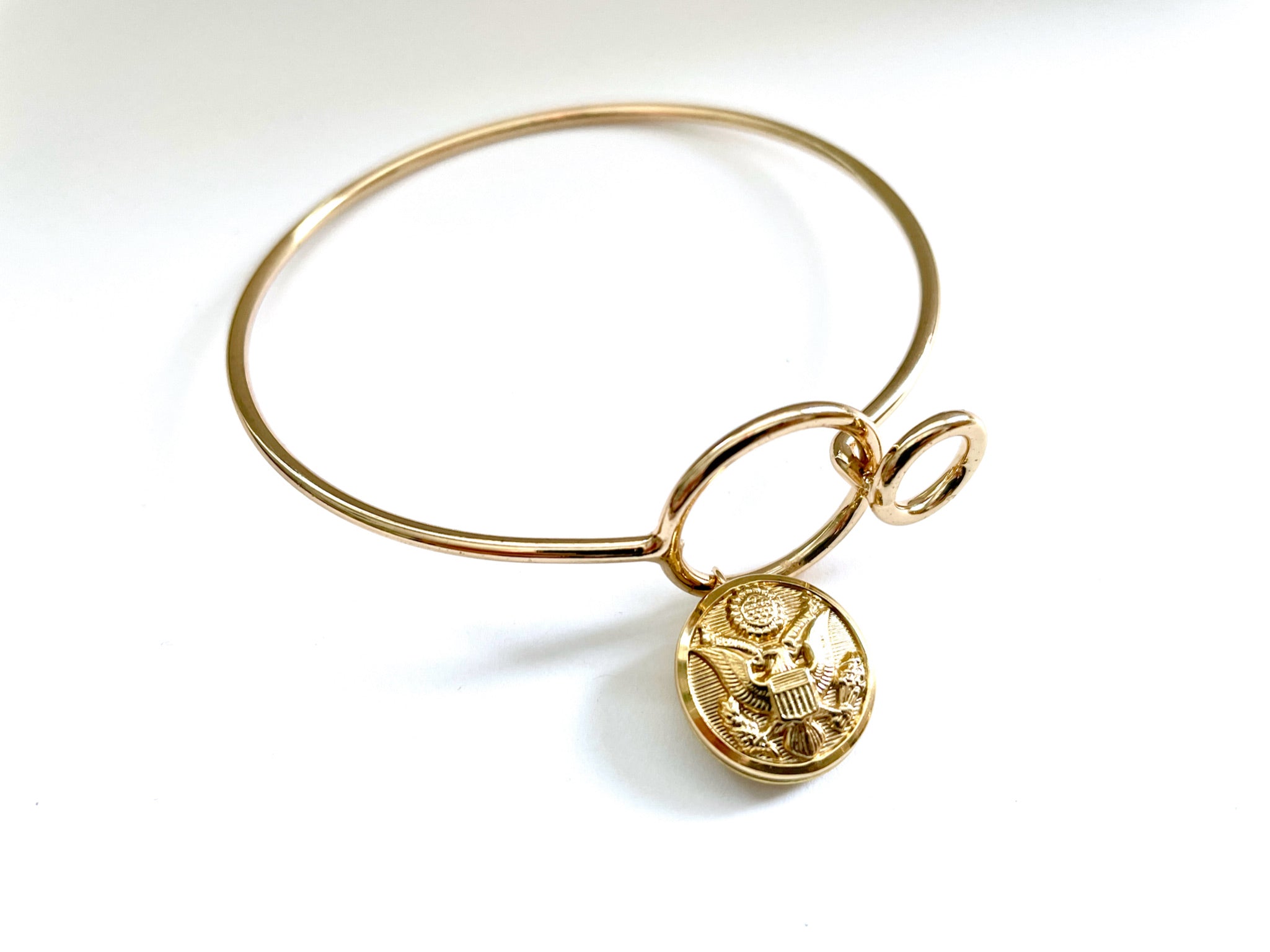 Legacy Collection | Uniform Button Custom Pendant Setting