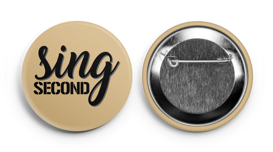 Sing Second Button Army Supporter Button