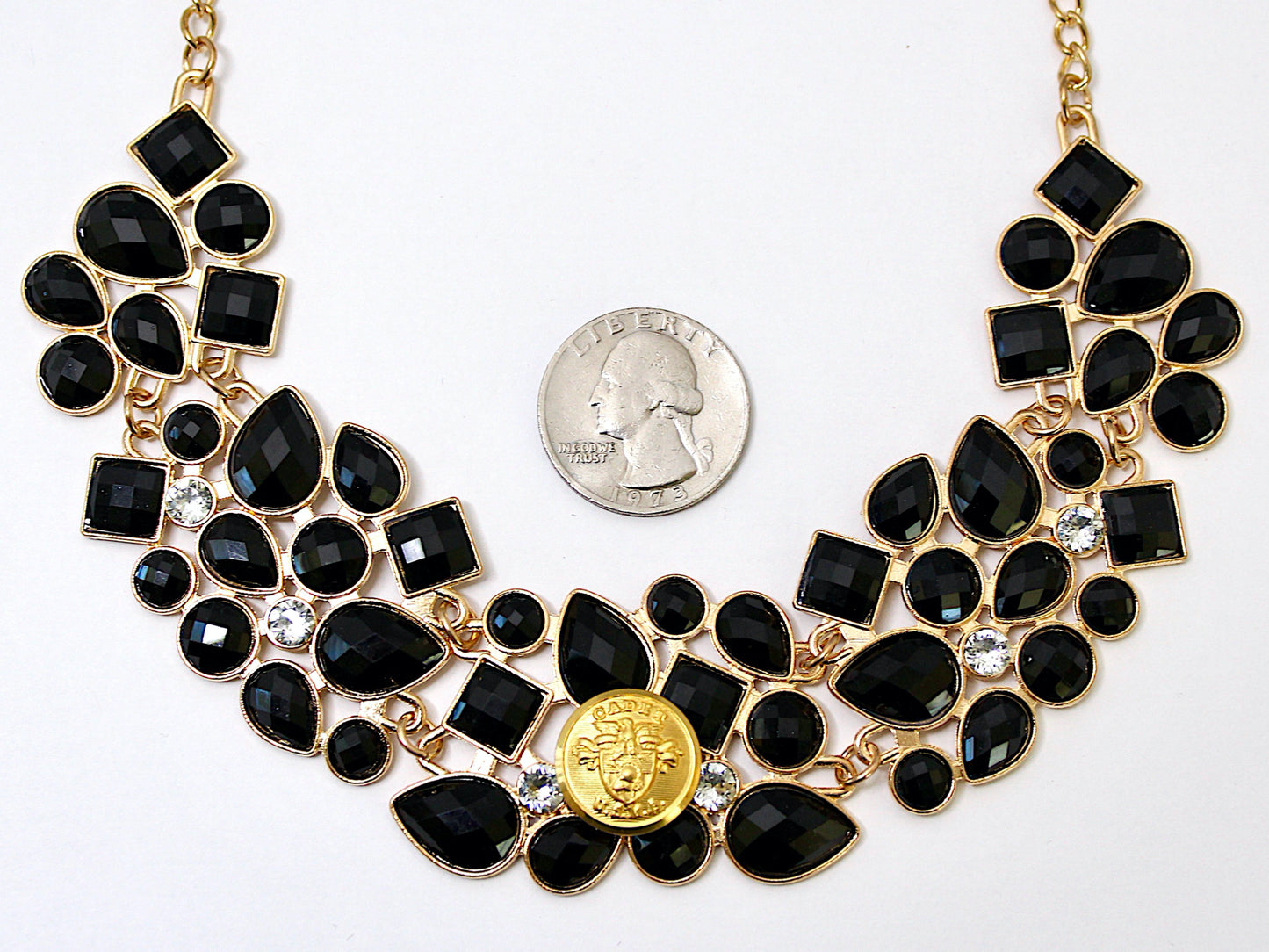 One of a Kind USMA Button Necklace