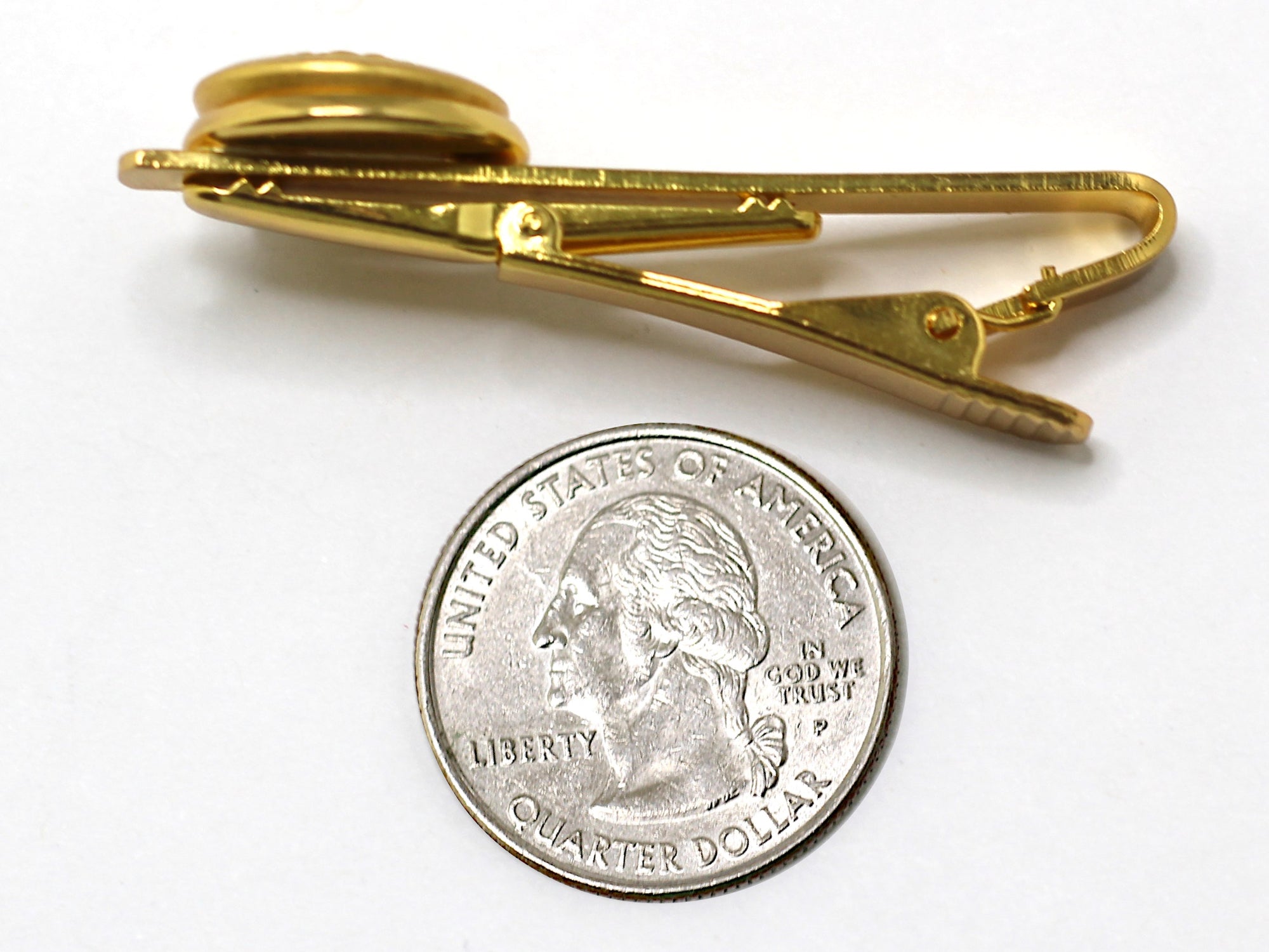 Coast Guard Button Tie Bar