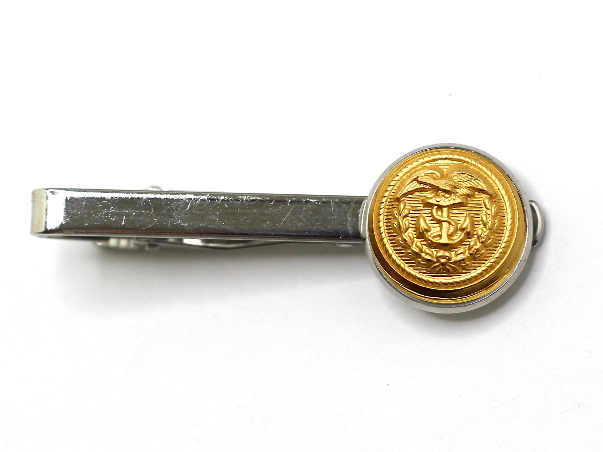 Coast Guard Button Tie Bar