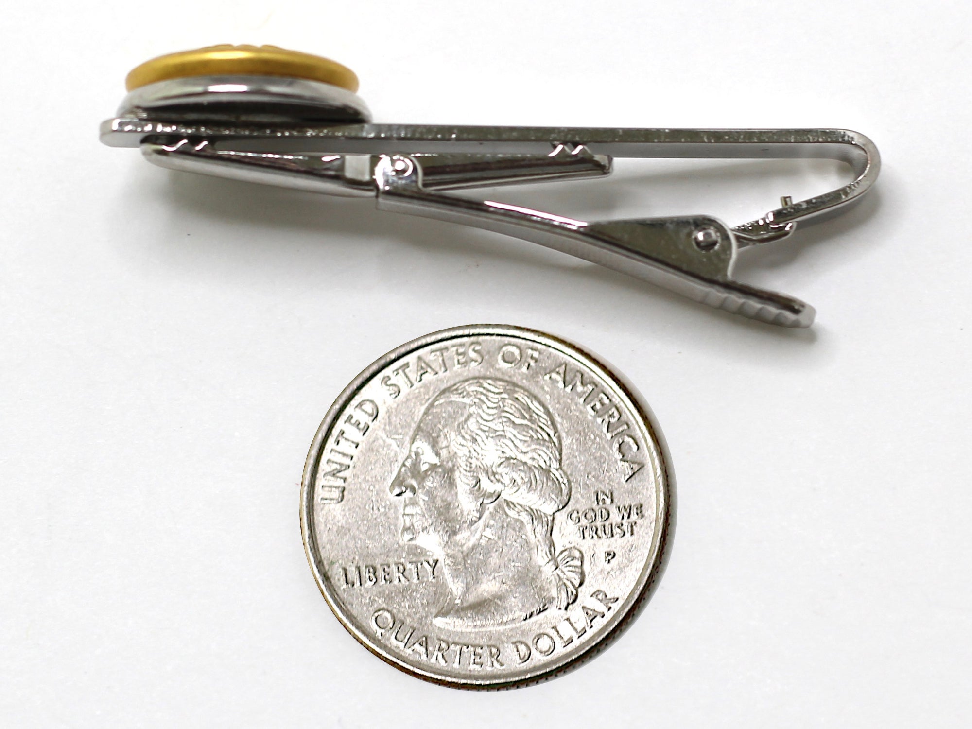 Coast Guard Button Tie Bar