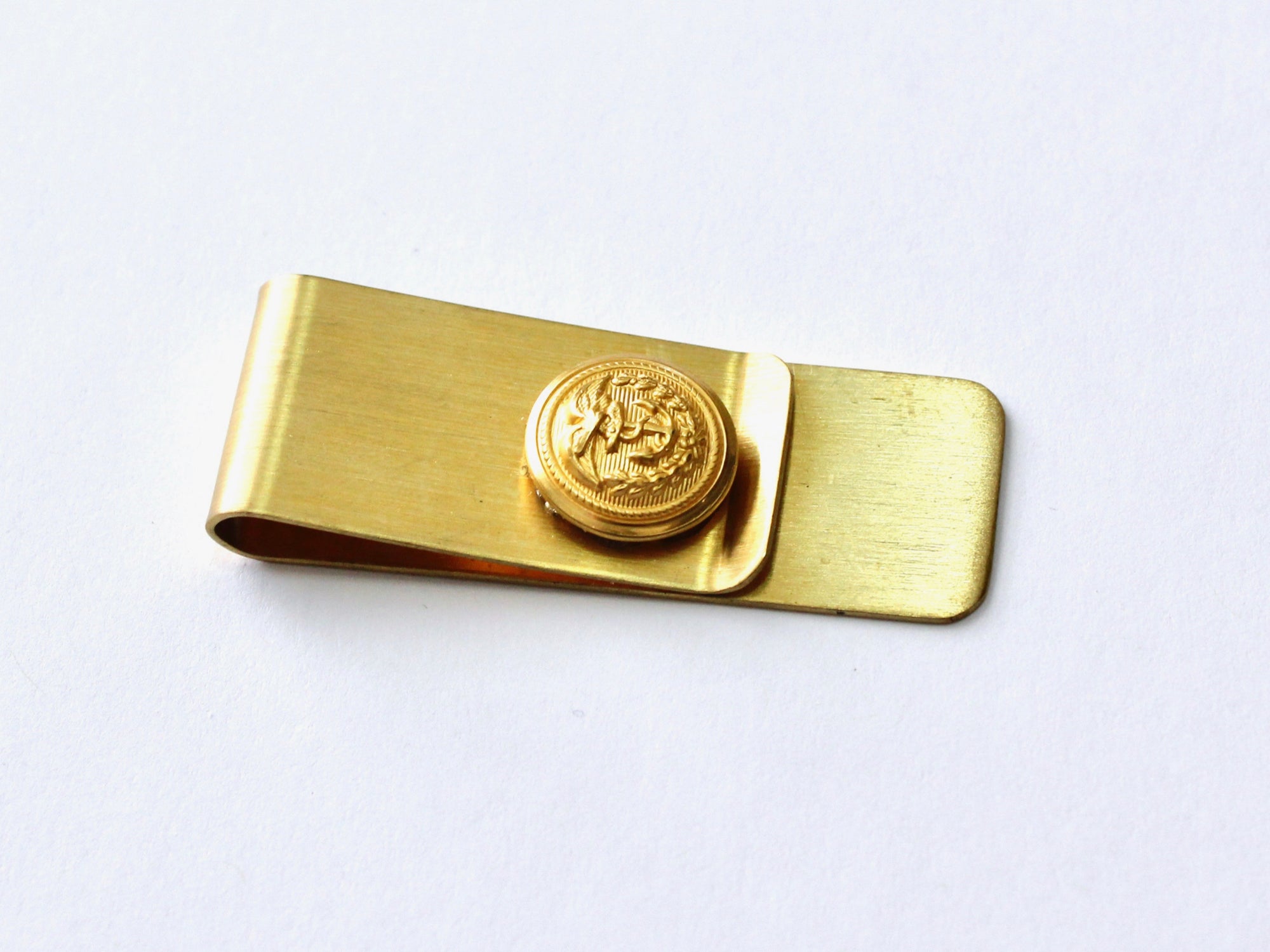 Coast Guard Button Money Clip