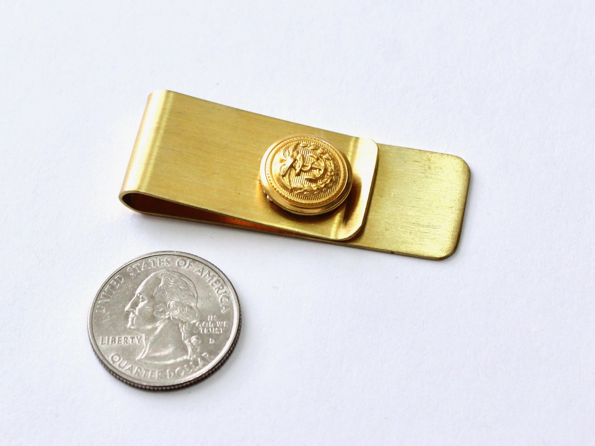 Coast Guard Button Money Clip