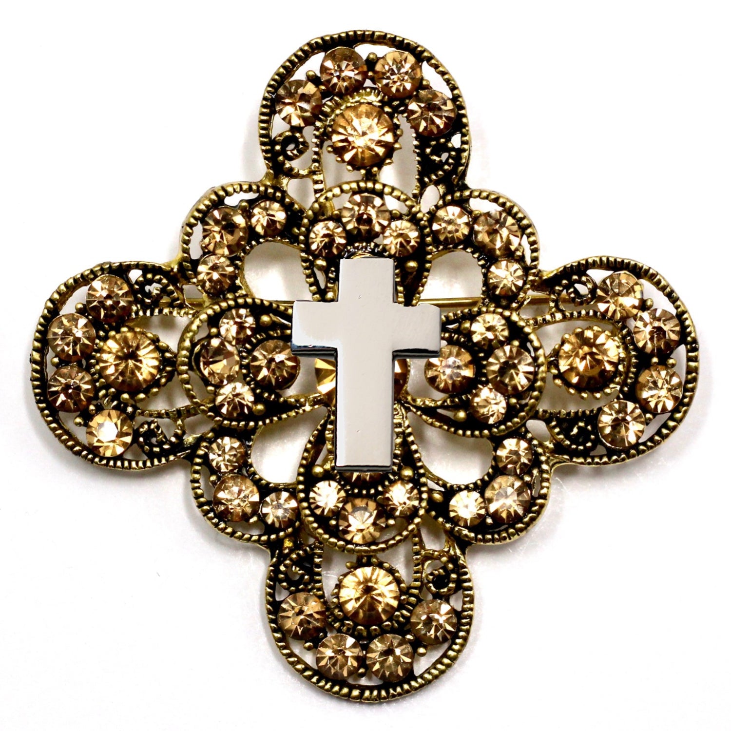 Chaplain Cross Brooch