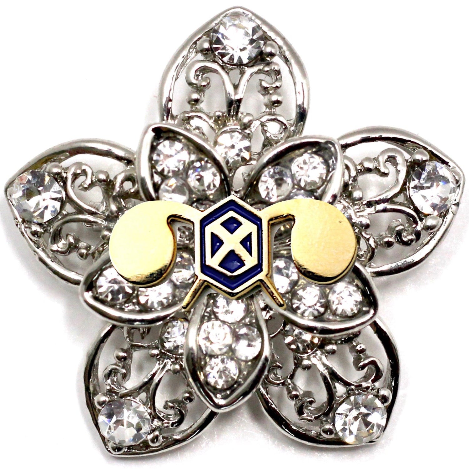 Chemical Corps Brooch 14K