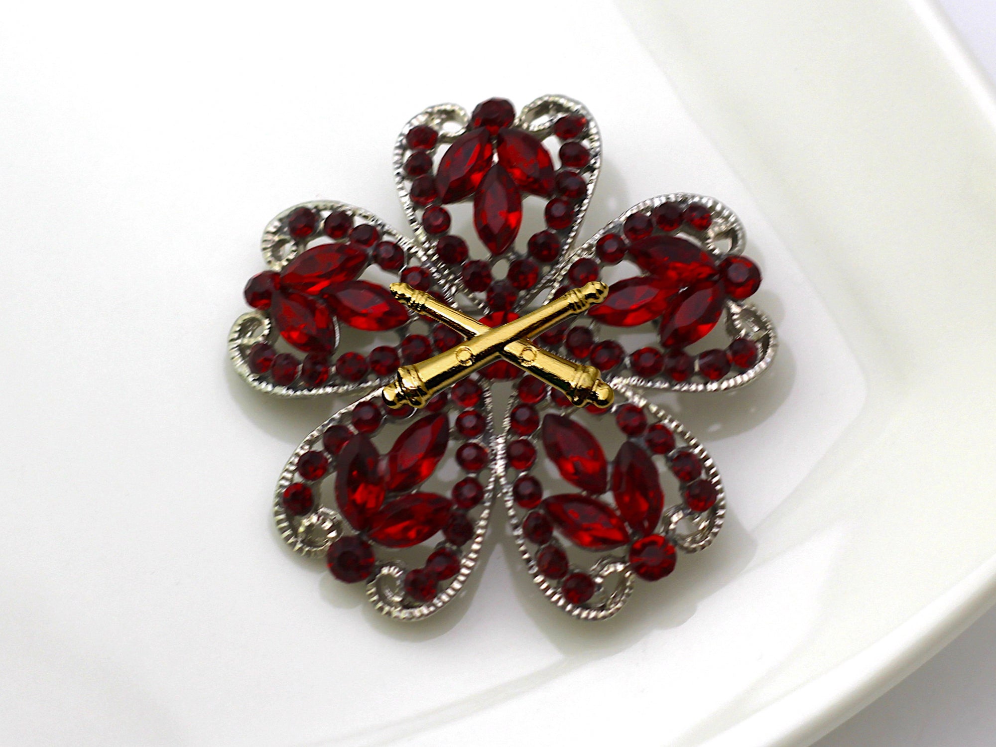 Field Artillery Brooch 13F