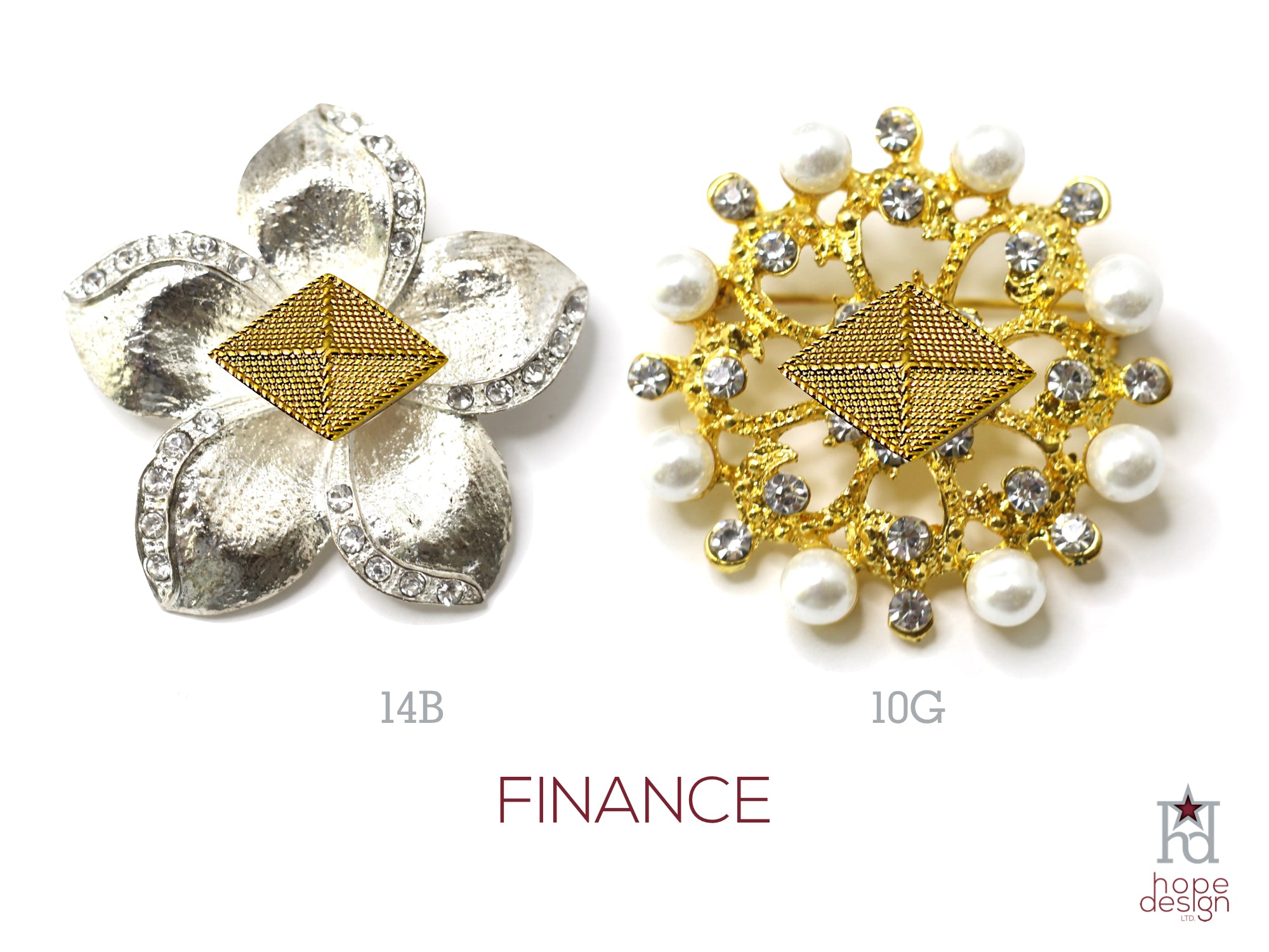 Finance Corps Brooch