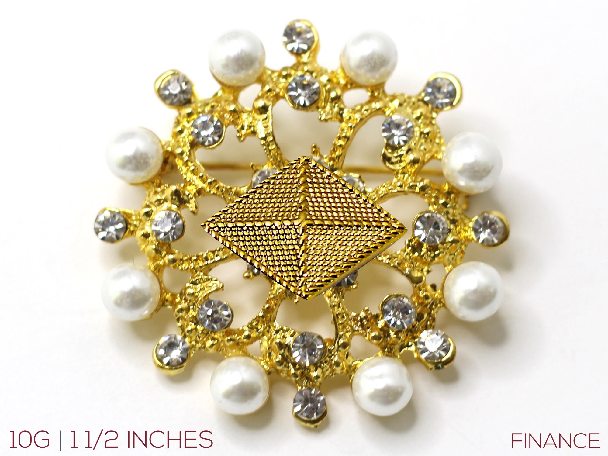 Finance Corps Brooch