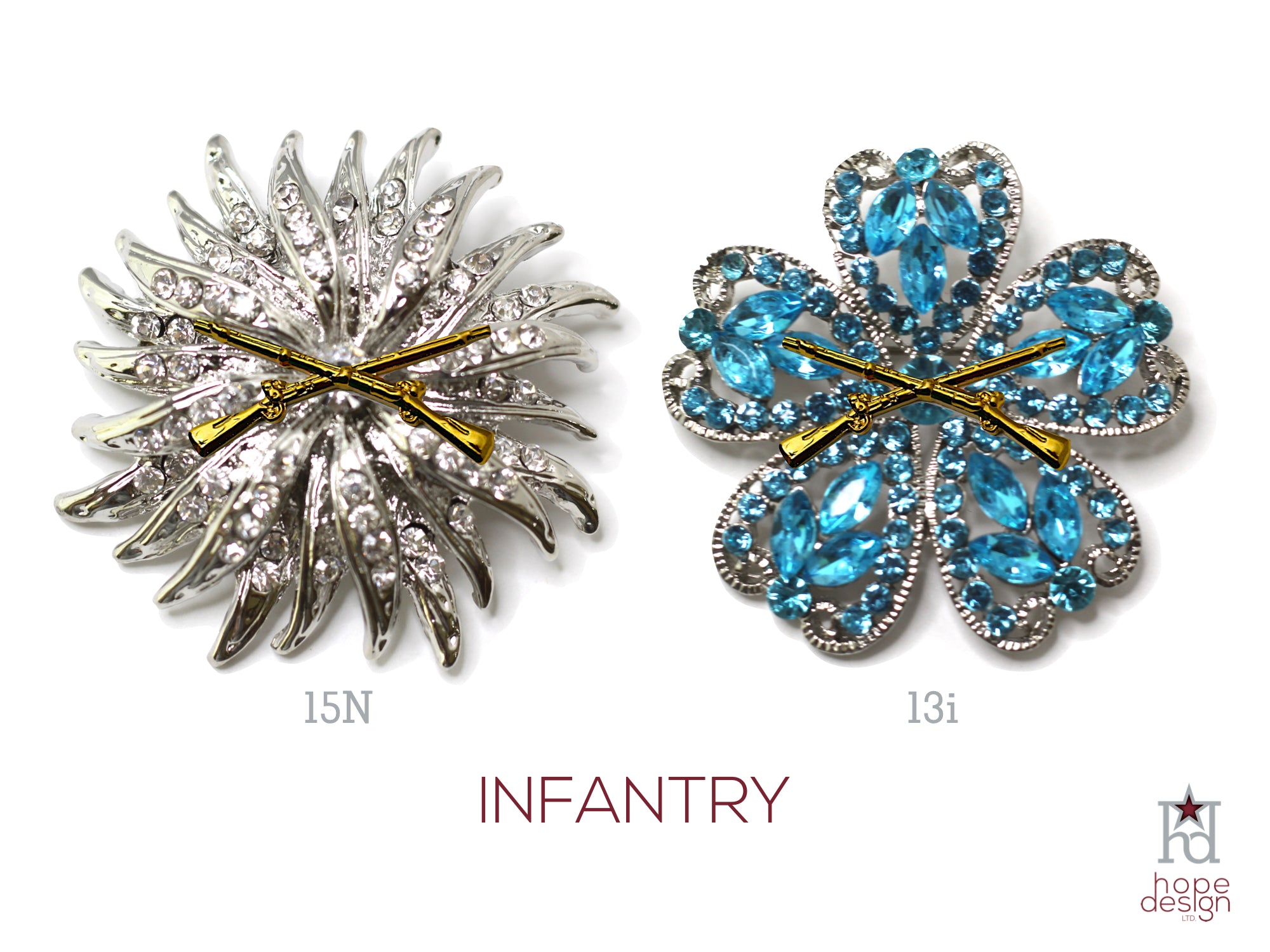 Infantry Brooch