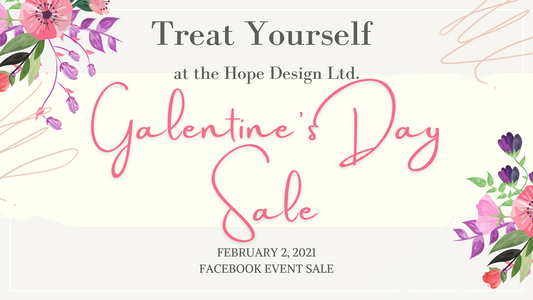 Will you join us? Our Galentine's Day Sale is Tuesday, February 2nd on Facebook