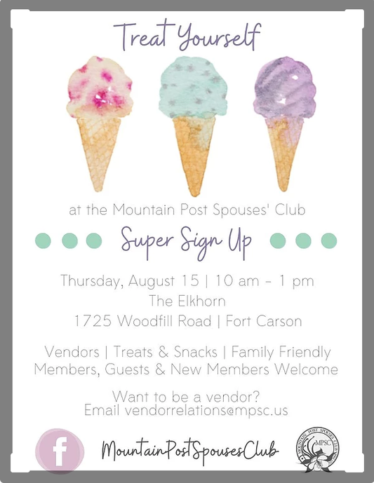 Mountain Post Spouses' Club Super Sign Up