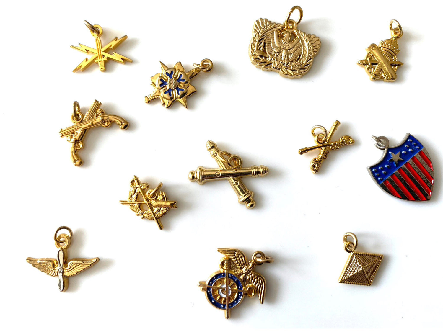 Army Branch Charms